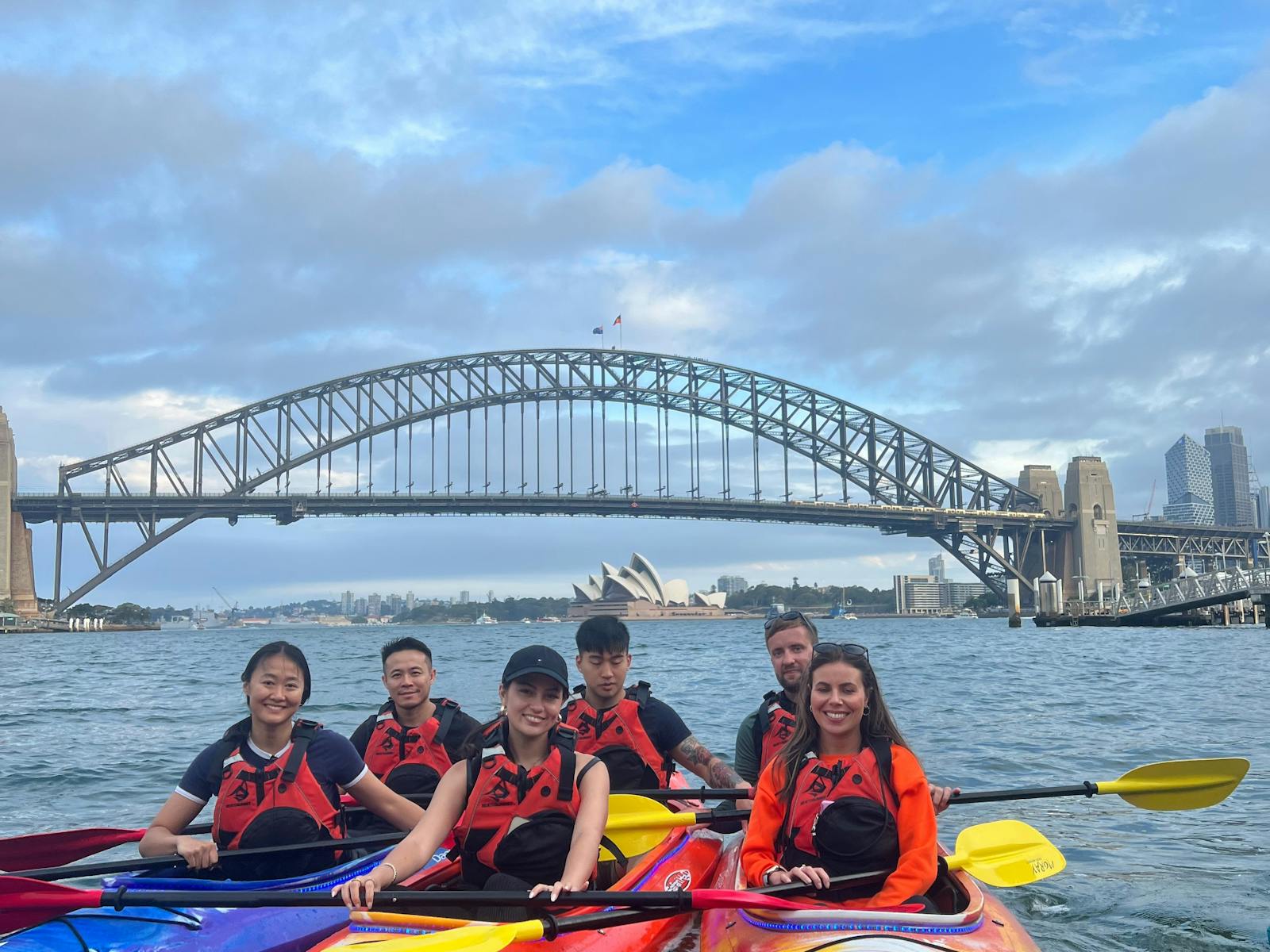 Plenty of individual and team hoto ops with the iconic landmarks of Sydney Harbour