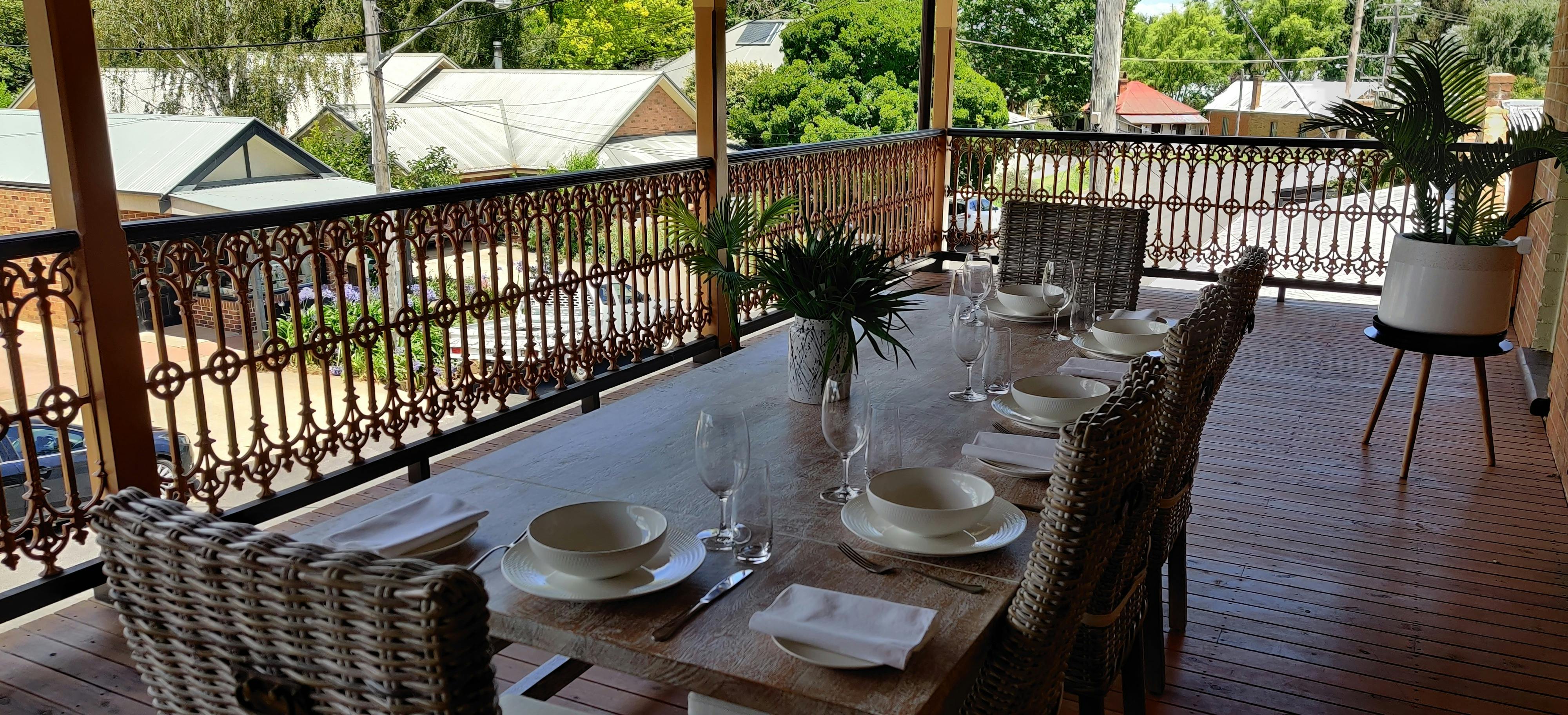 verandah table