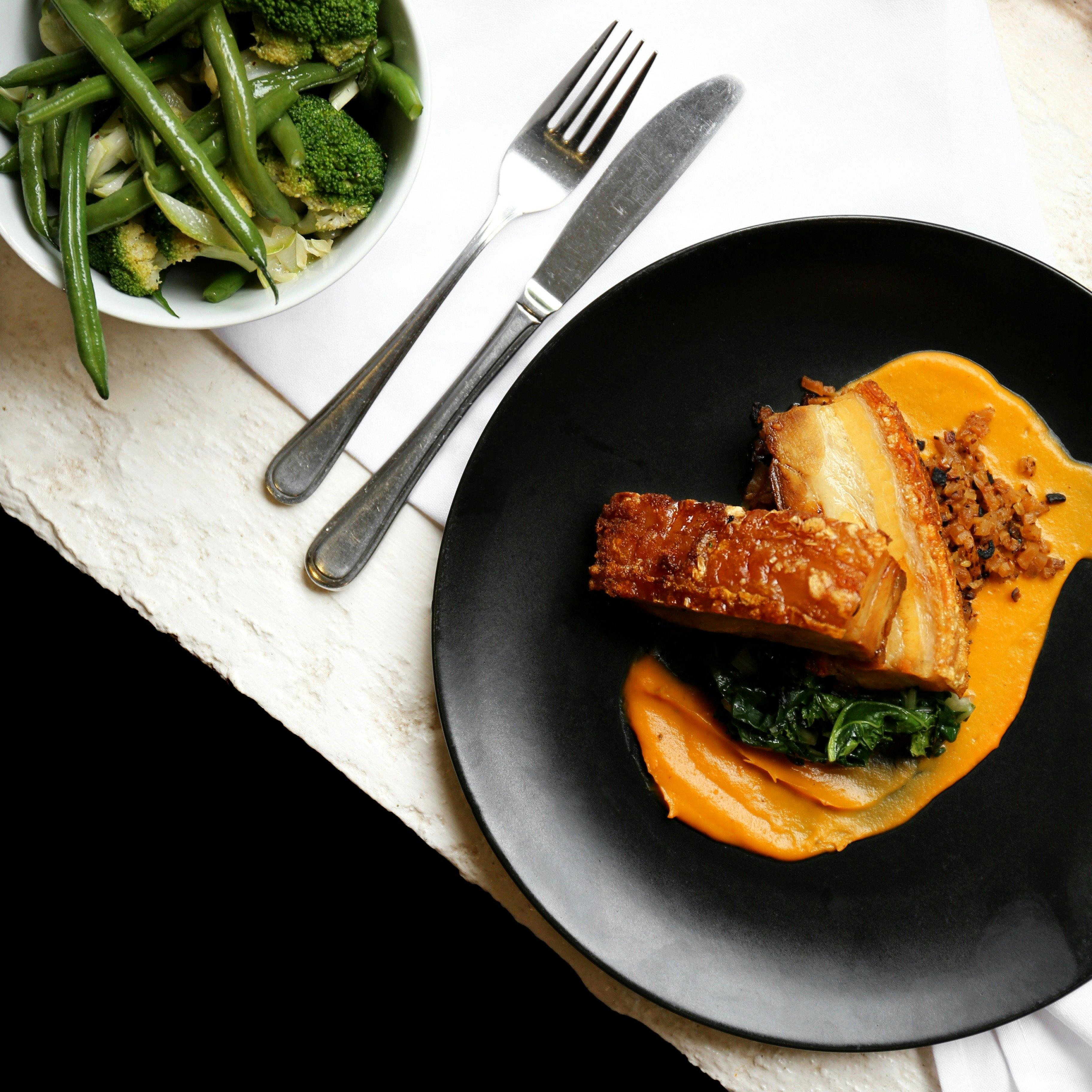 The Butter Factory Restaurant Pyree  8 hour Braised Pork Belly