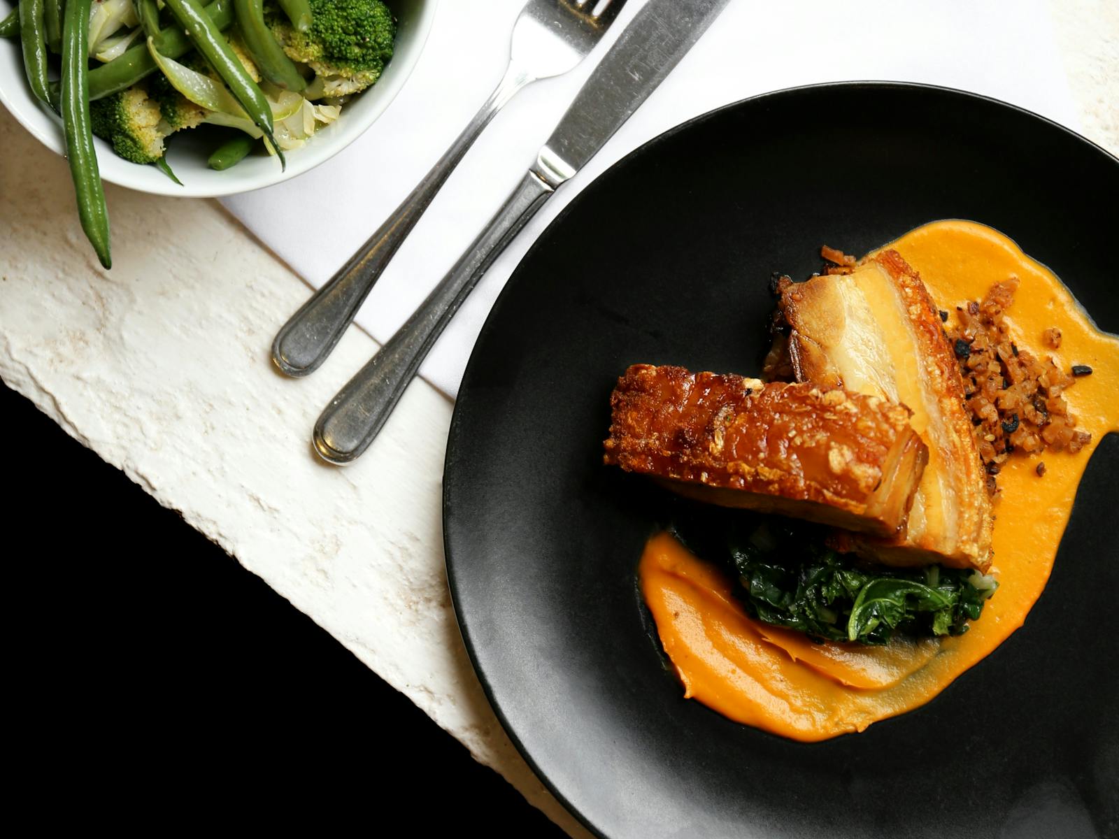 The Butter Factory Restaurant Pyree 8 hour Braised Pork Belly