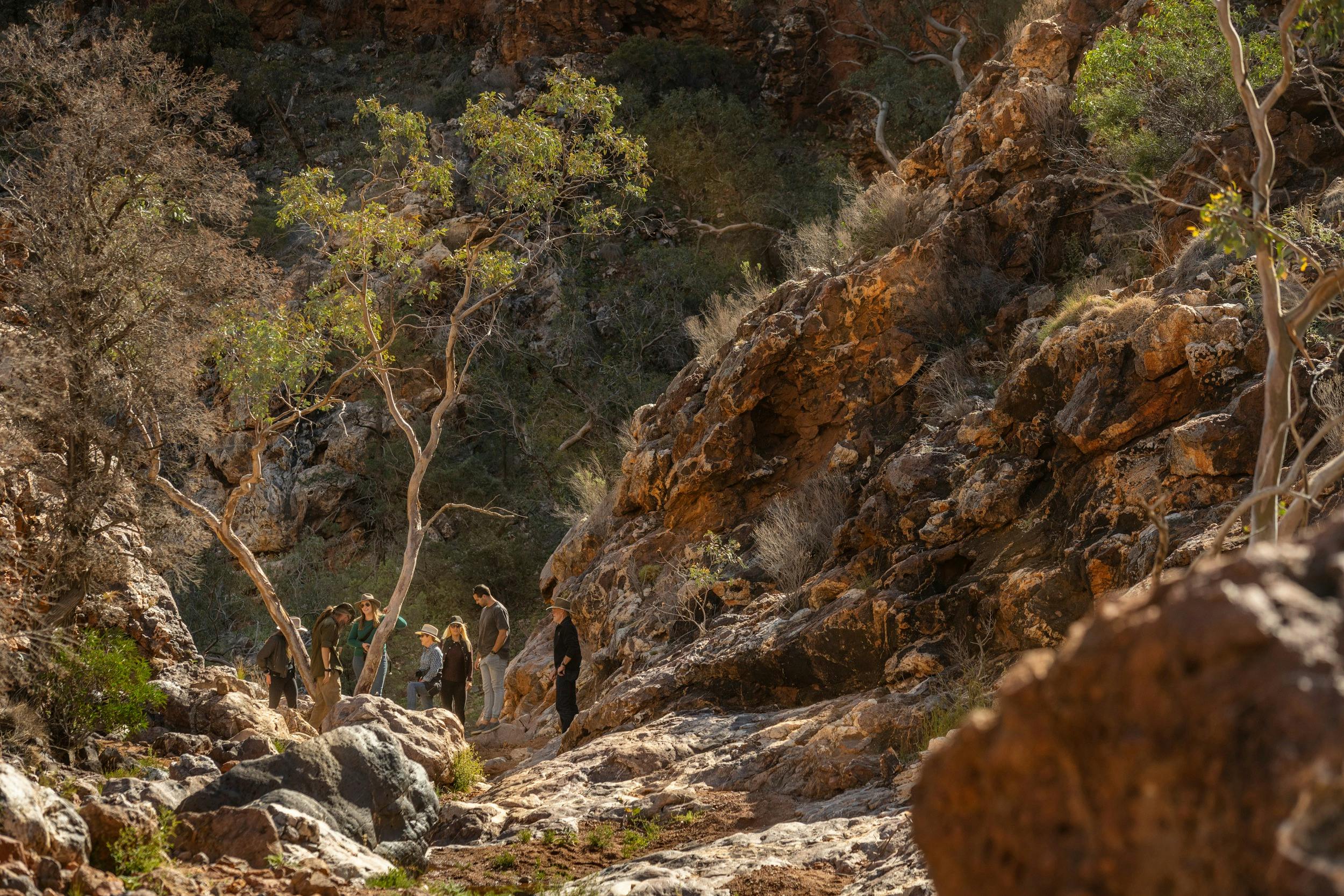Exploring the geology at Arkaroola Wilderness Sanctuary