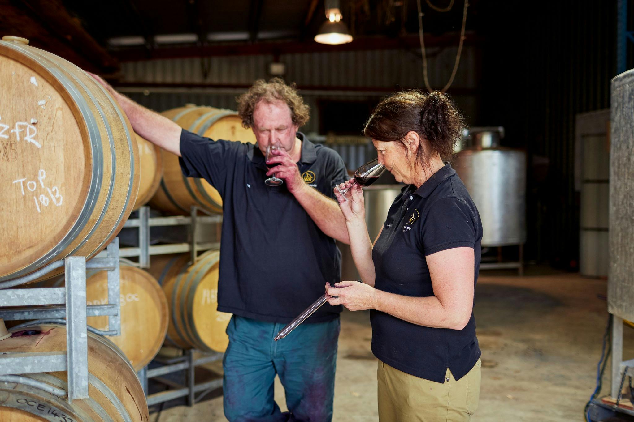 Cathy and Neil Howard specialise in making small batch single vineyard wines