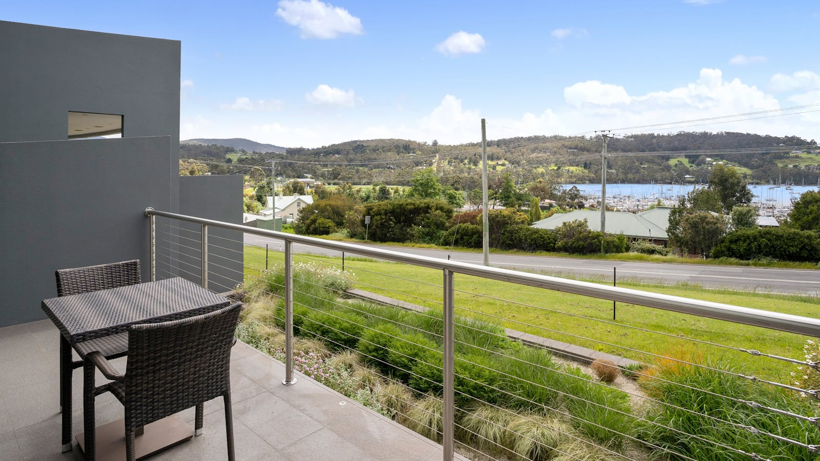 Spectacular views from your private balcony.