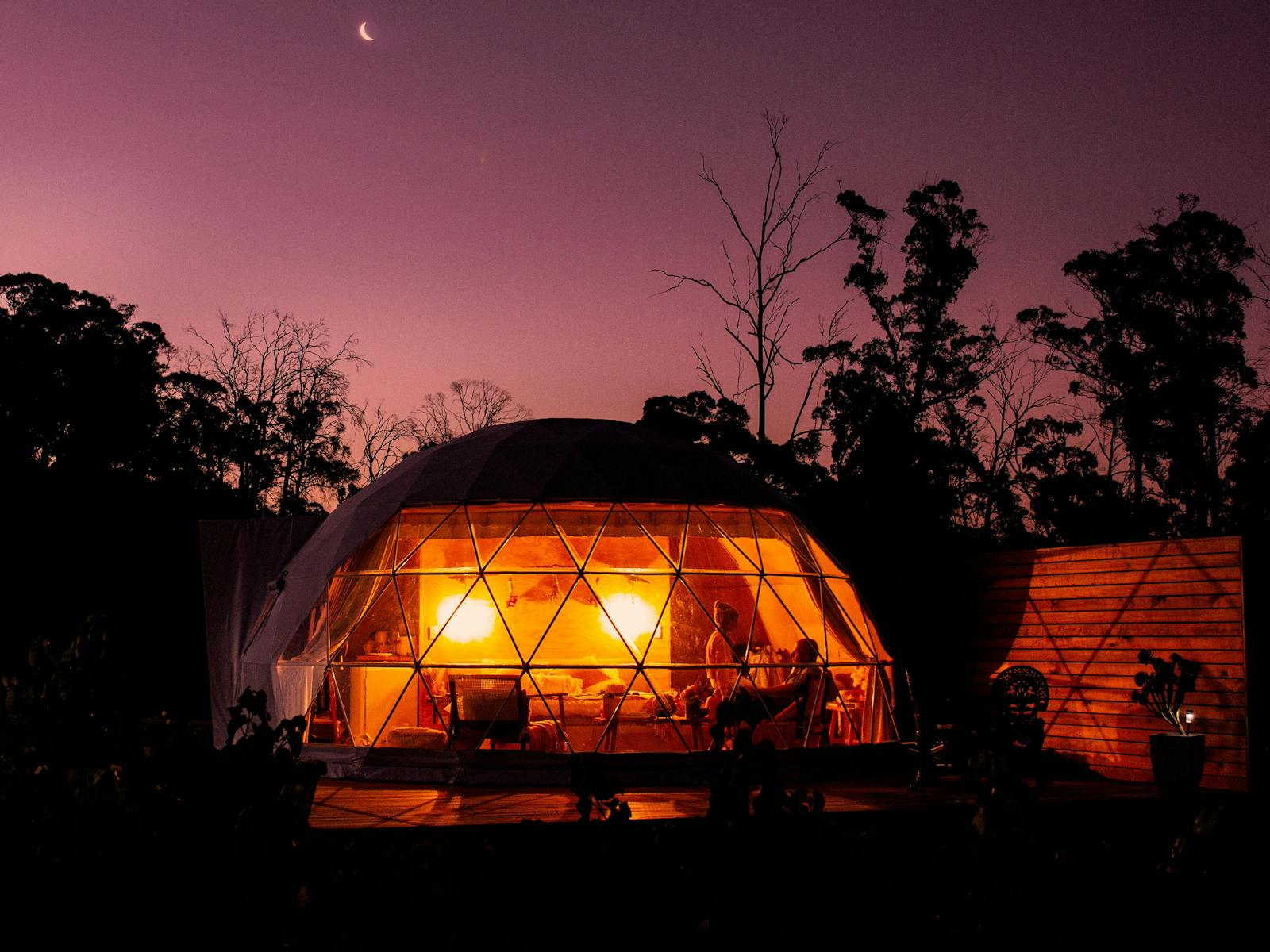 Glamping under the stars at Domescapes