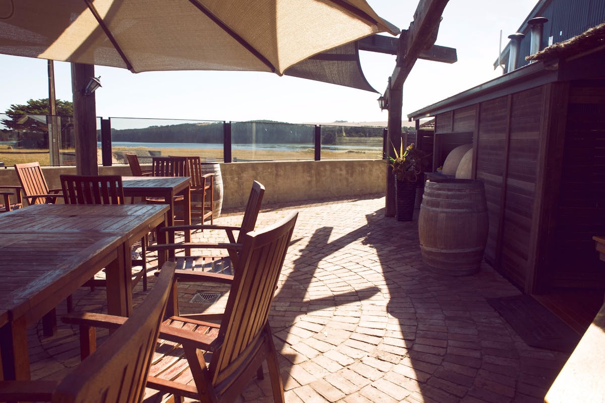 Beer Garden overlooking the Myponga Reservoir