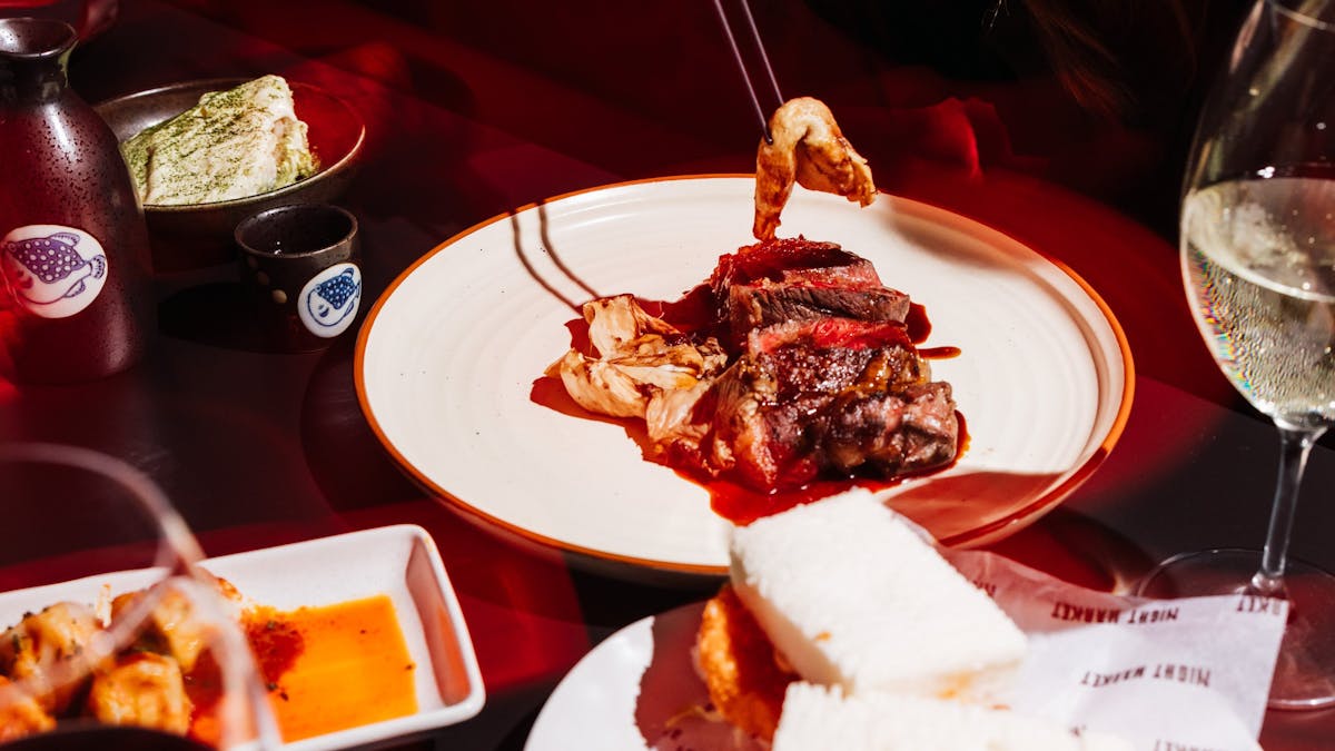 night market brisbane restaurant wagyu rump cap