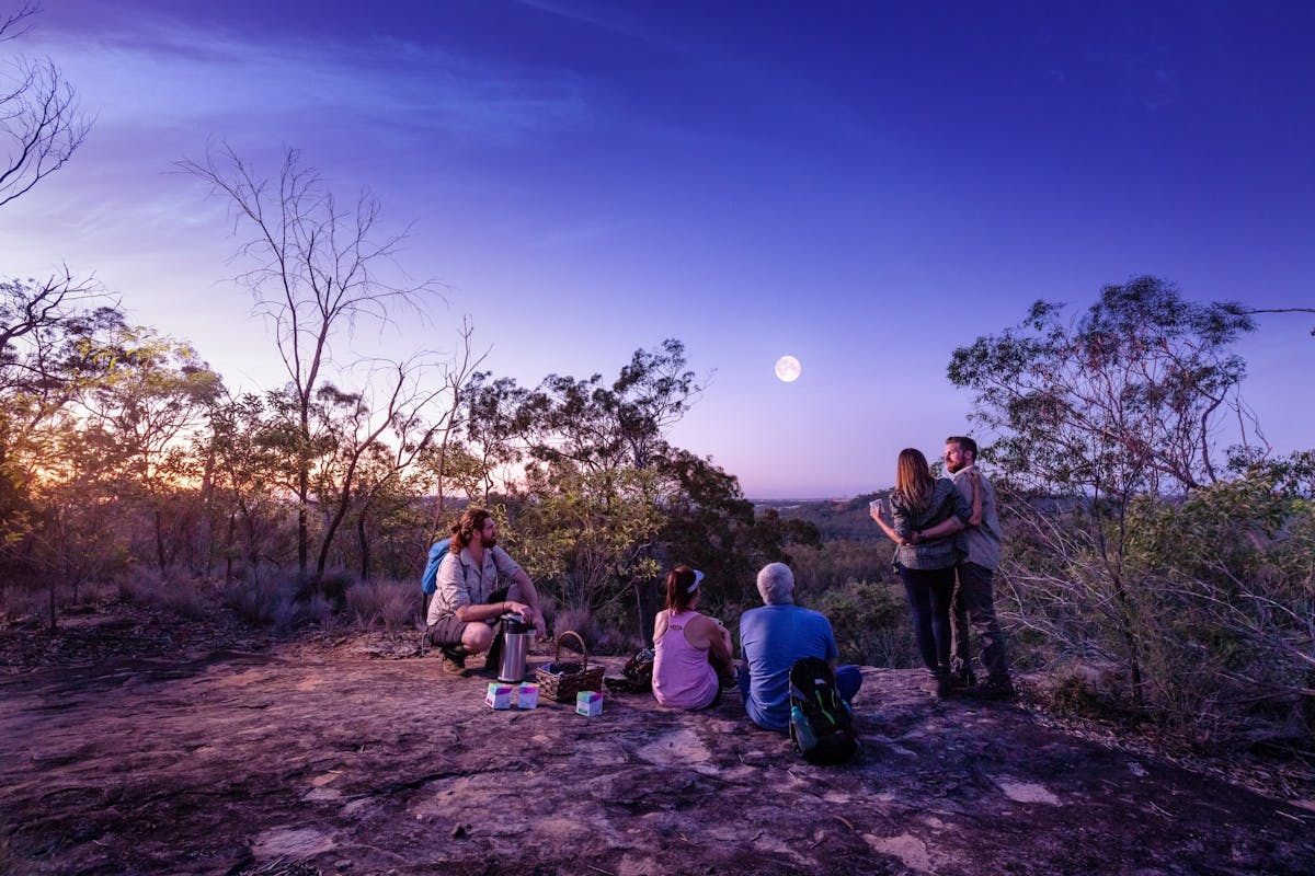 Twilight Moonrise Walk at White Rock - Spring Mountain Conservation Estate