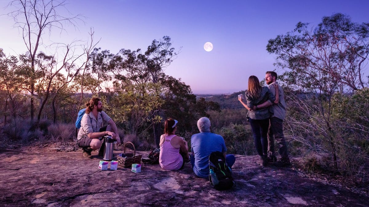Twilight Moonrise Walk at White Rock - Spring Mountain Conservation Estate