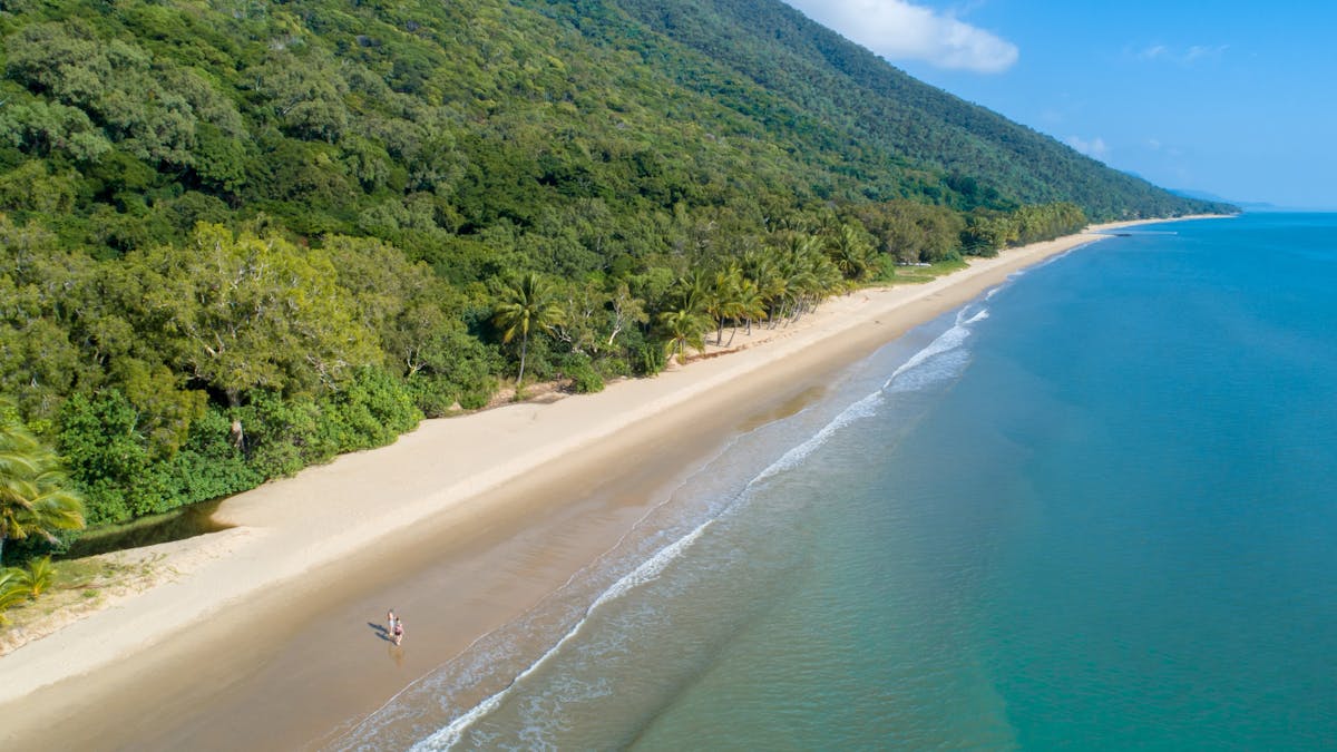 Aerial of Ellis Beach