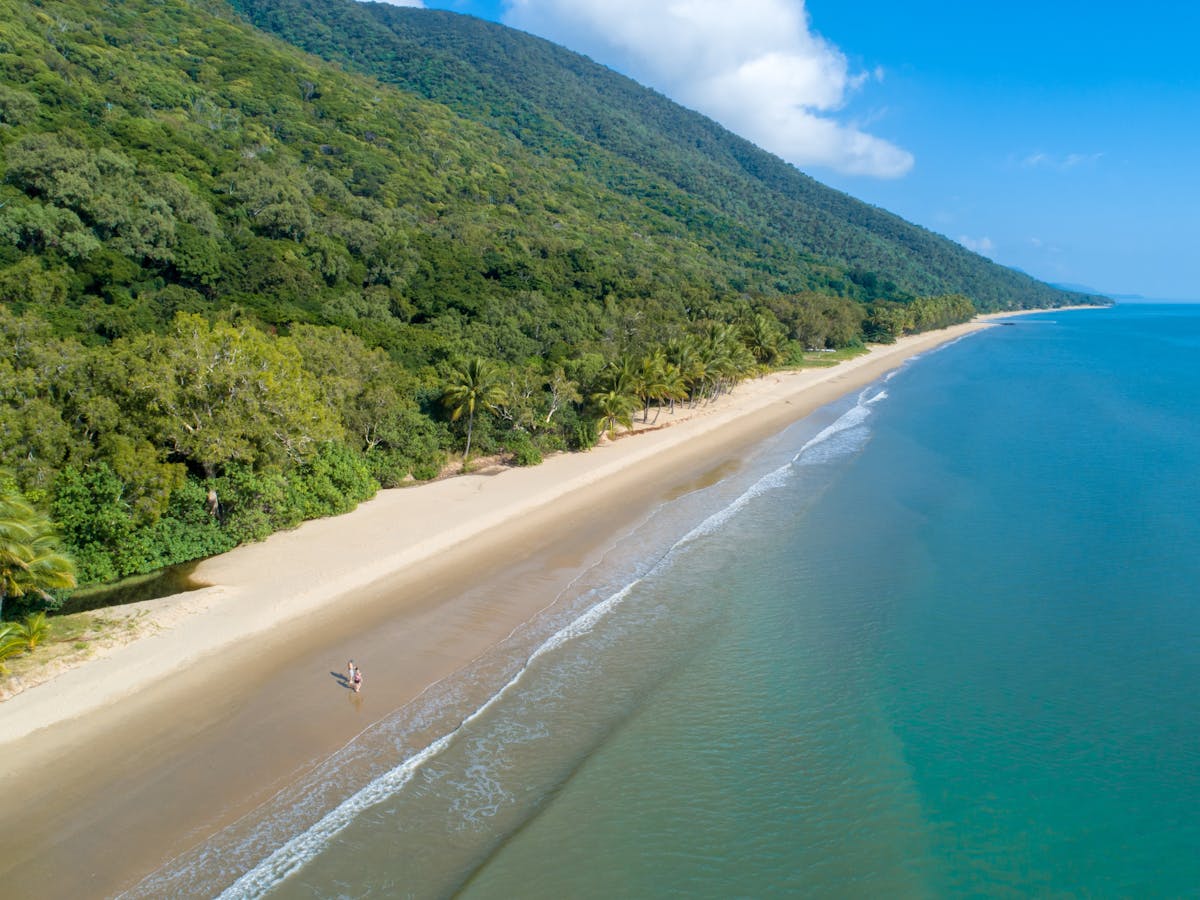 Aerial of Ellis Beach