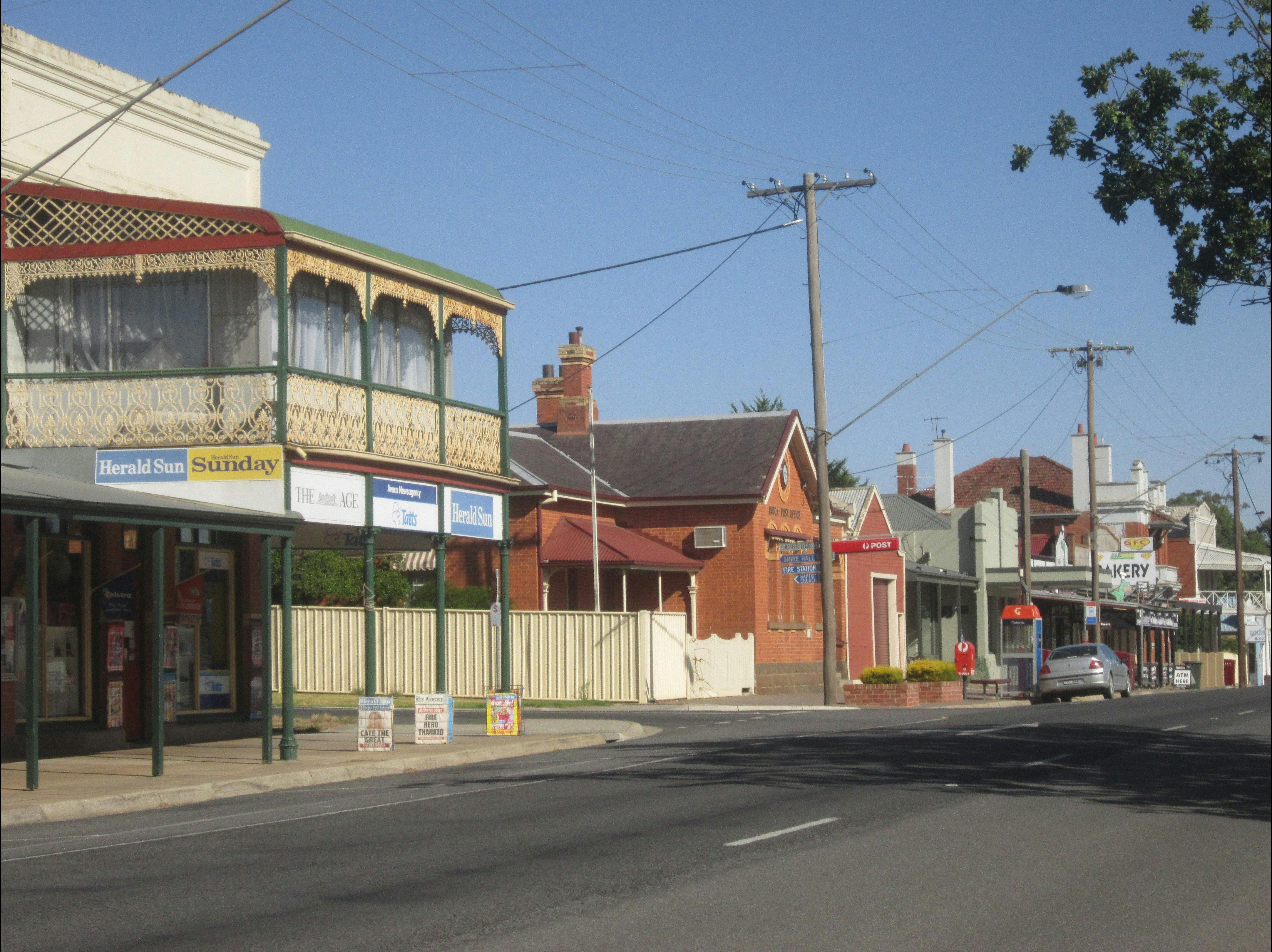 Avoca street scene, AVOCA - GRAMPIANS