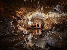 Lake Cave suspended tabl