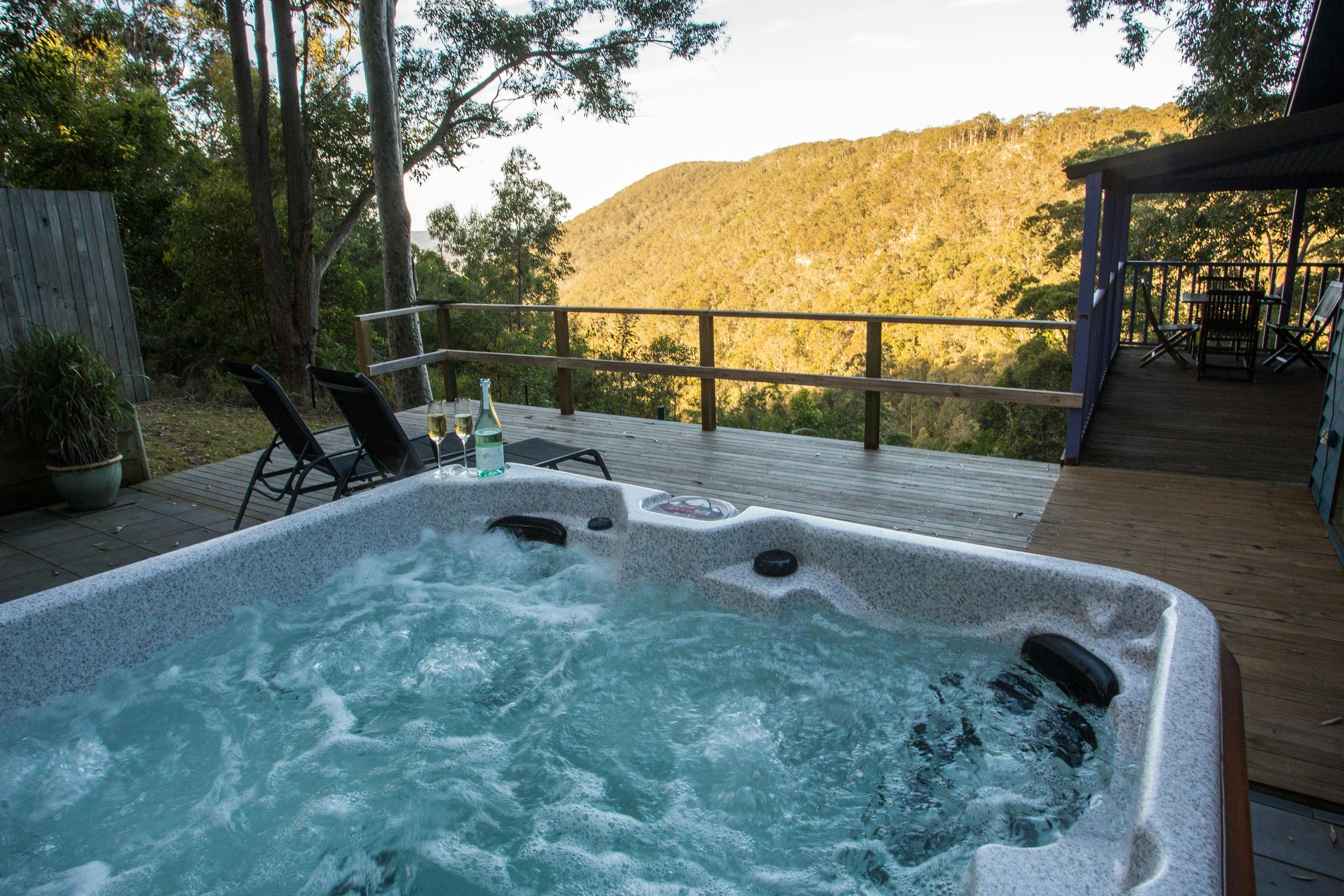 View of Kirawa Spa and bush outlook