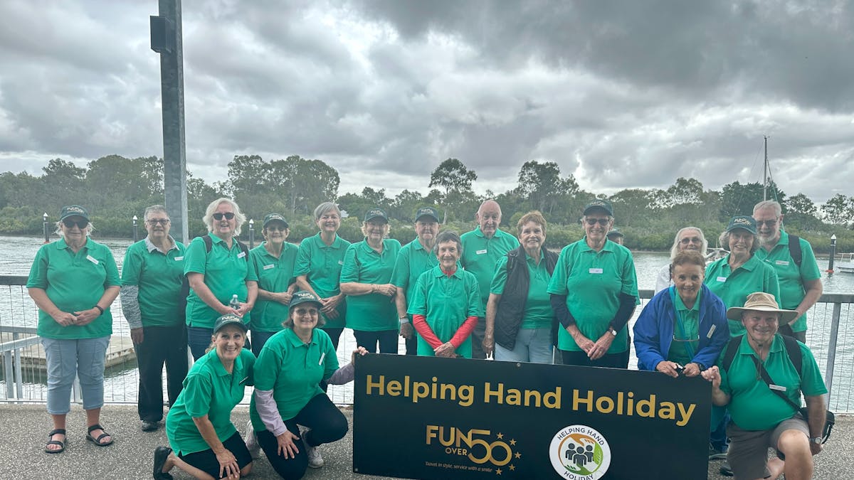 Guest group photo on our Helping Hand tour