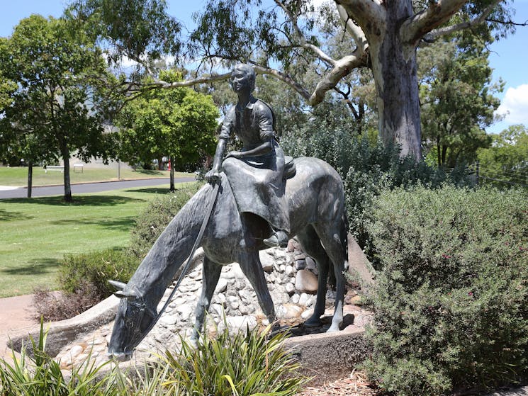 Dorothea Mackellar on Horse