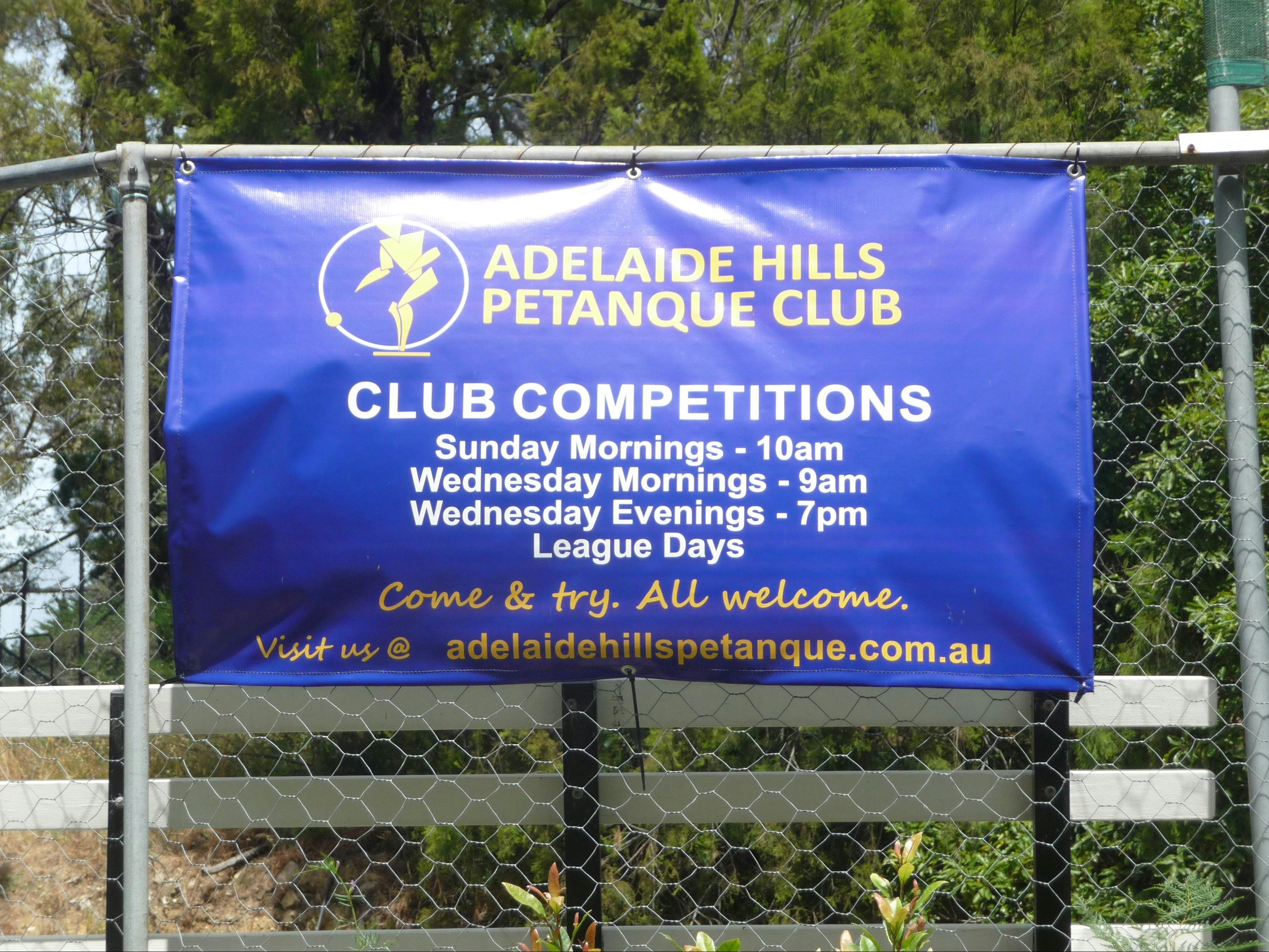 Adelaide Hills Petanque Club
