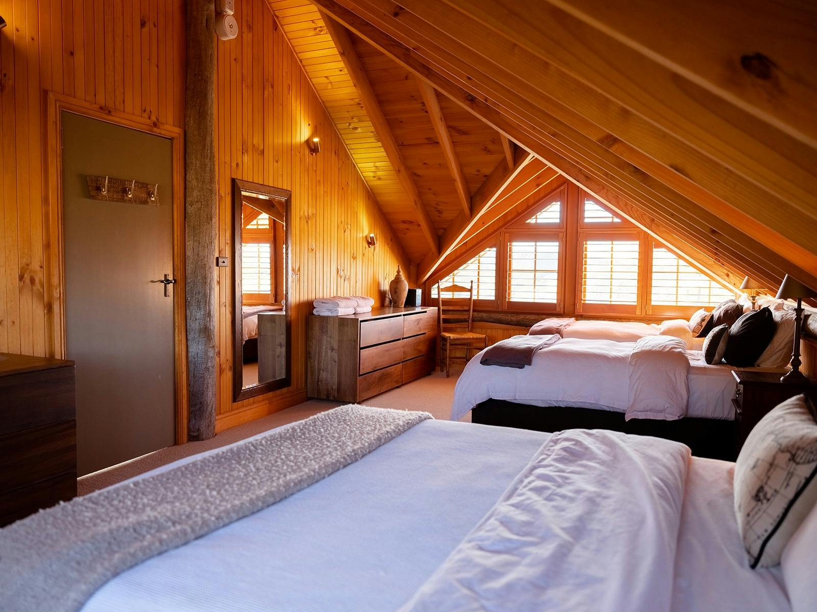 The Lodge interior dormitory bedroom