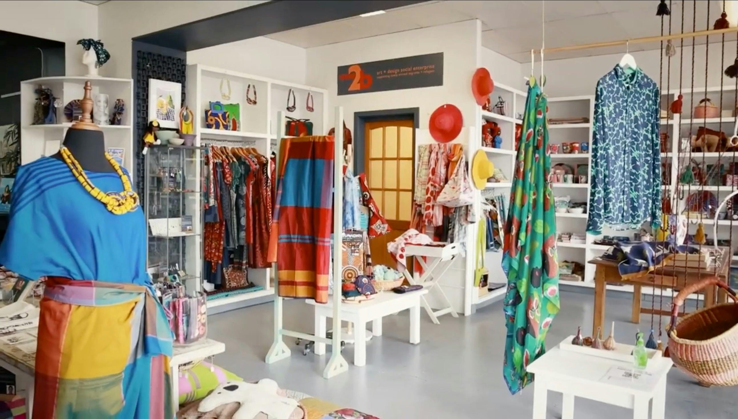 Space2b Retail Space, handmade, ethical clothing and gifts, made in Australia or Australian designed
