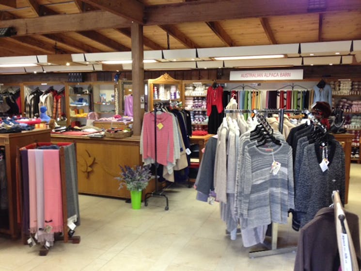 Inside Australian Alpaca Barn Peppers Creek Village Pokolbin Store