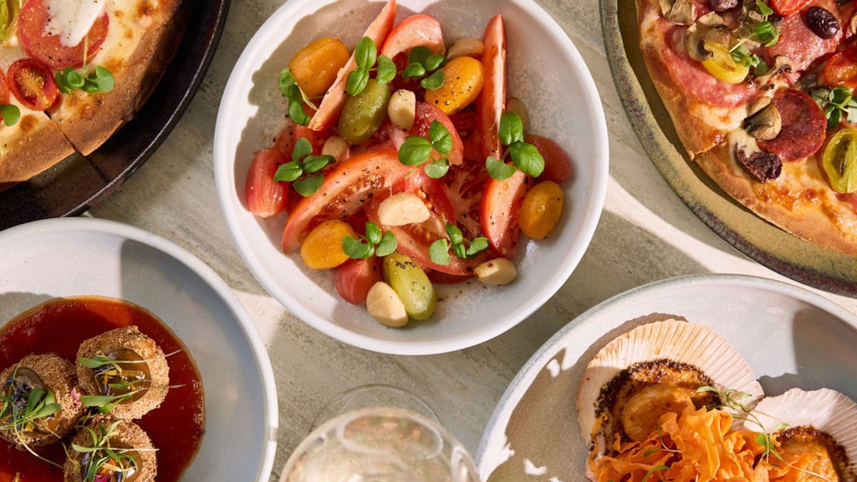 Menu items from Amici