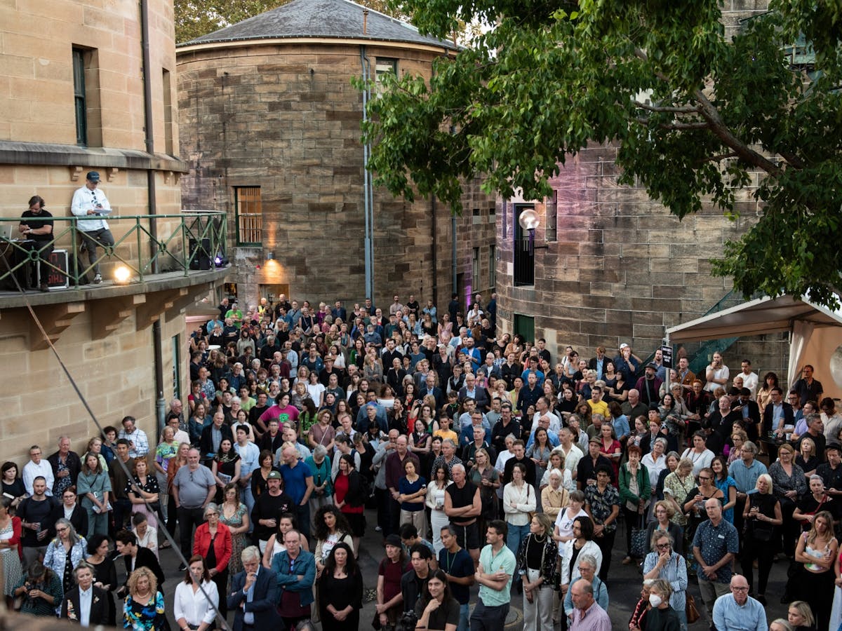Image of crowd at the National Art School