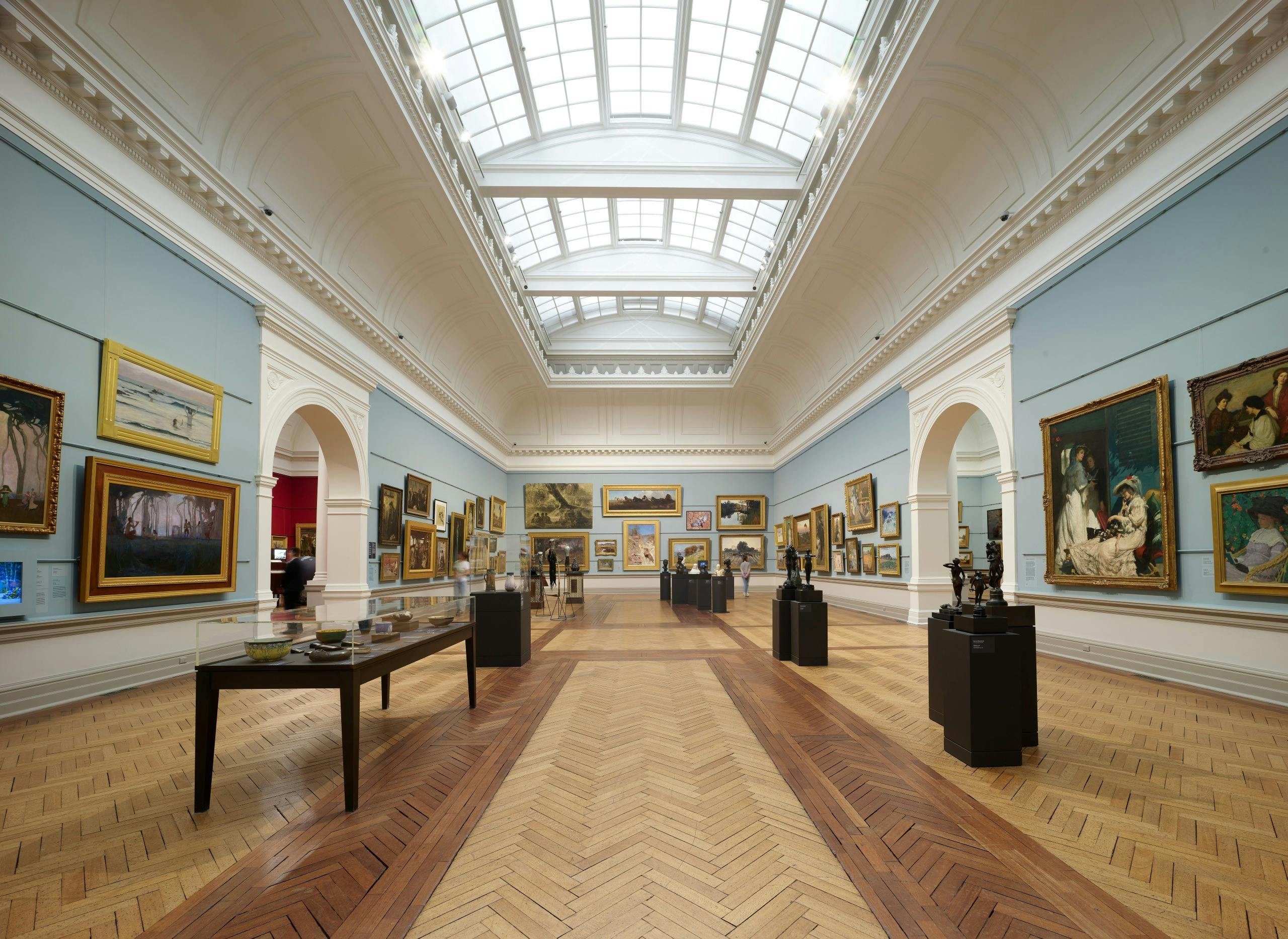 Featuring the Australian and International art collection across gallery spaces
