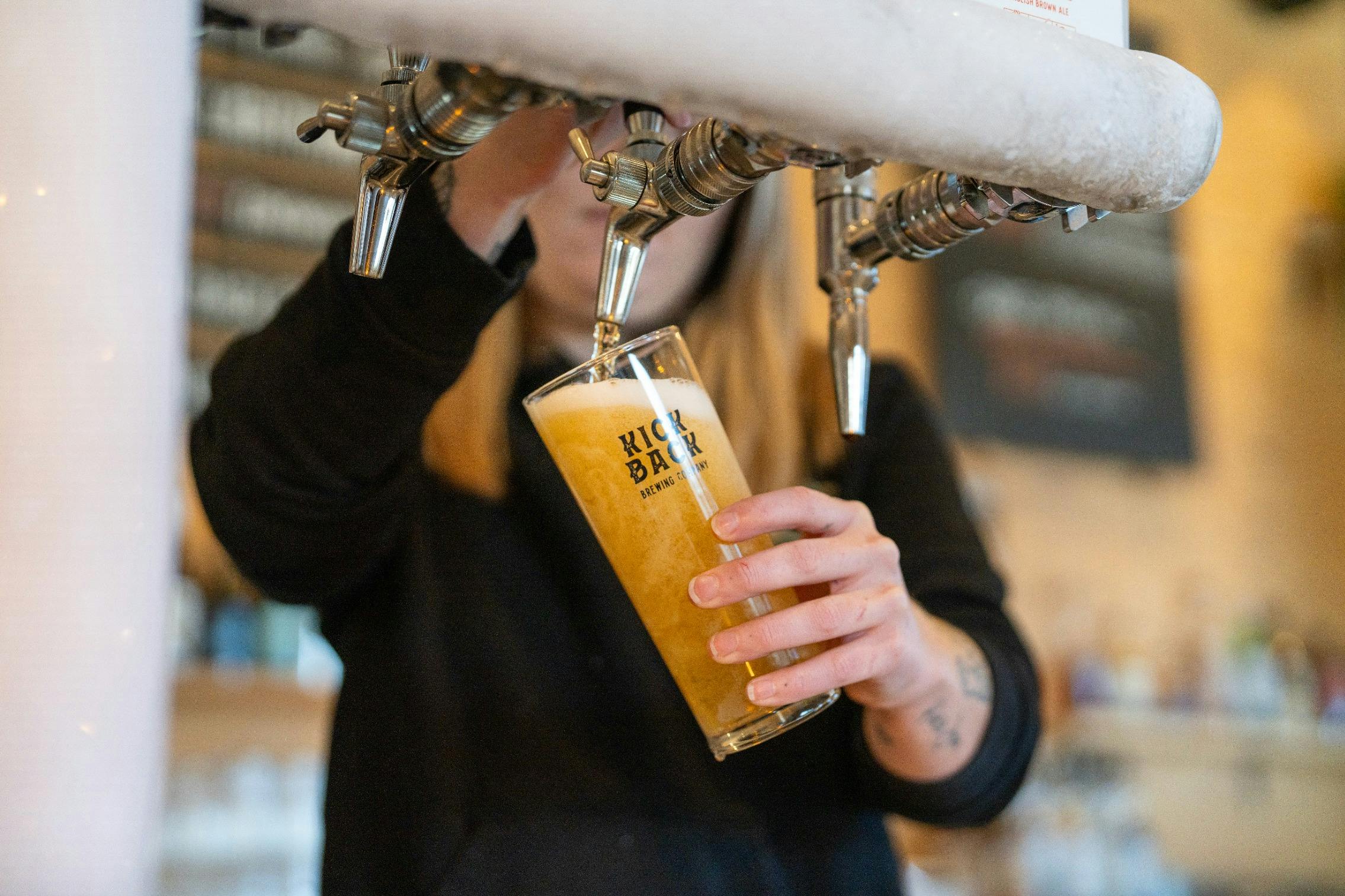 Fresh beer right from the tap