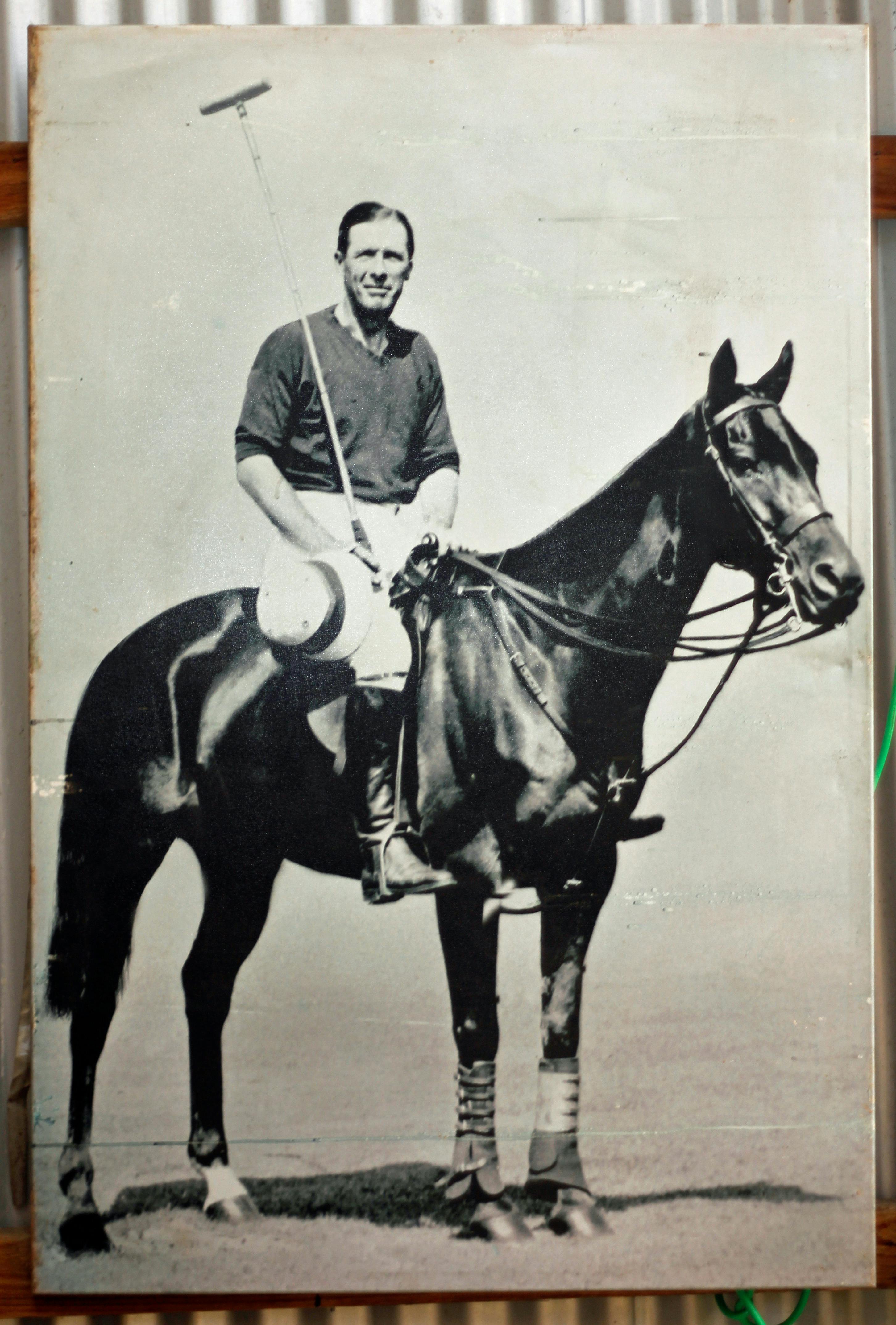 James Ashton on his favourite polo mare 1930
