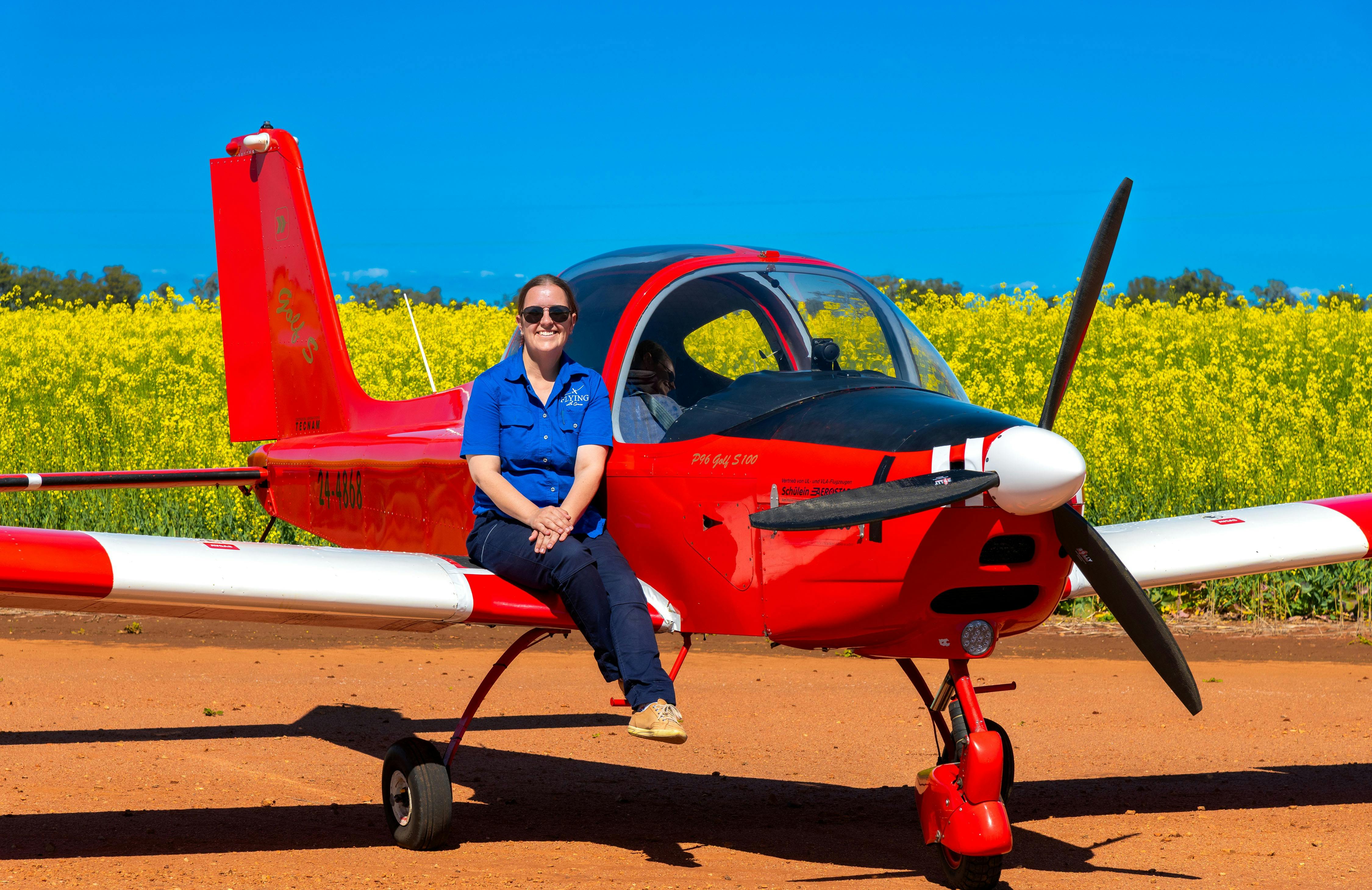 Flying with Grace, Flight School, Instructor, Learn to Fly, Trial Flight, Central West NSW