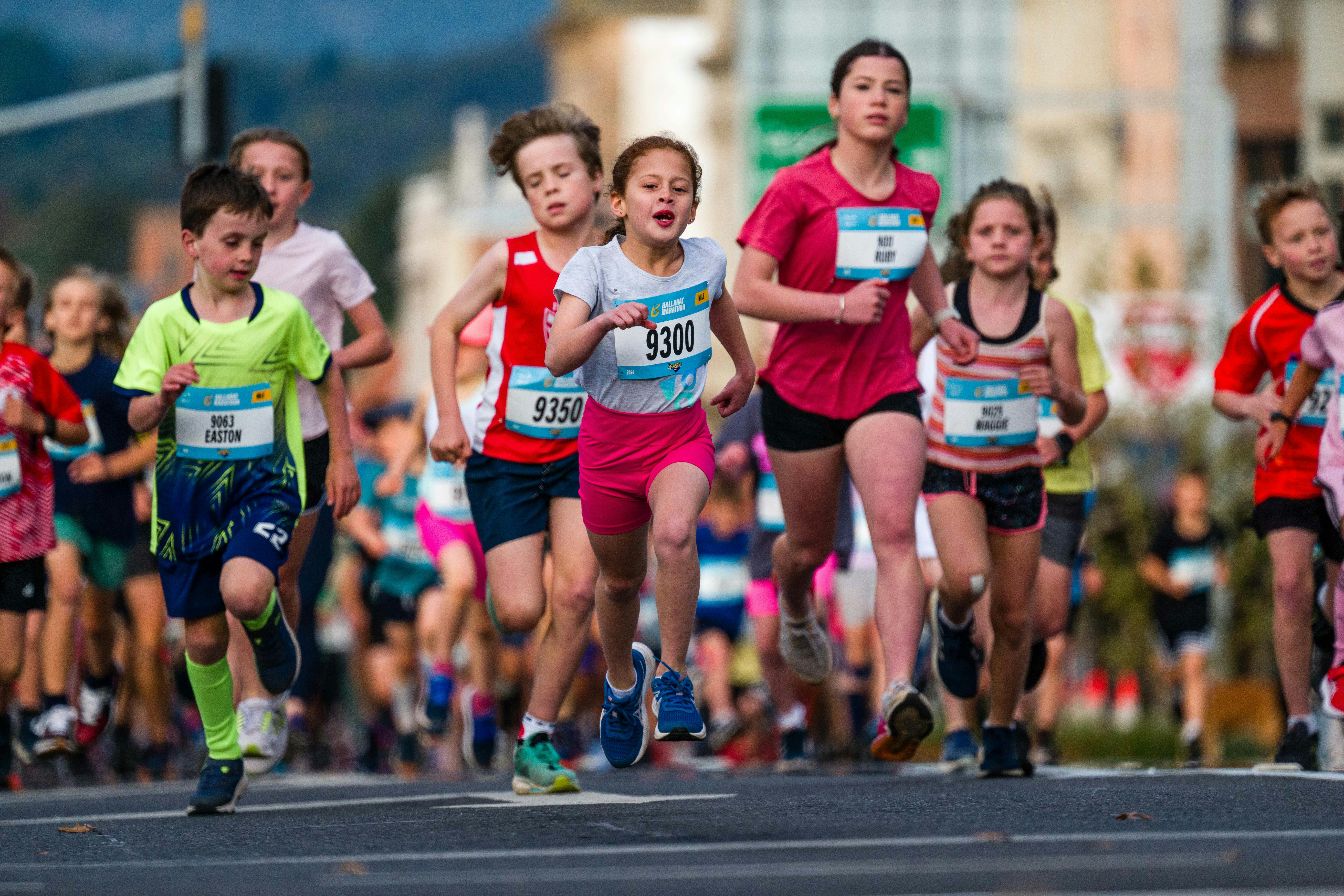 Kids running