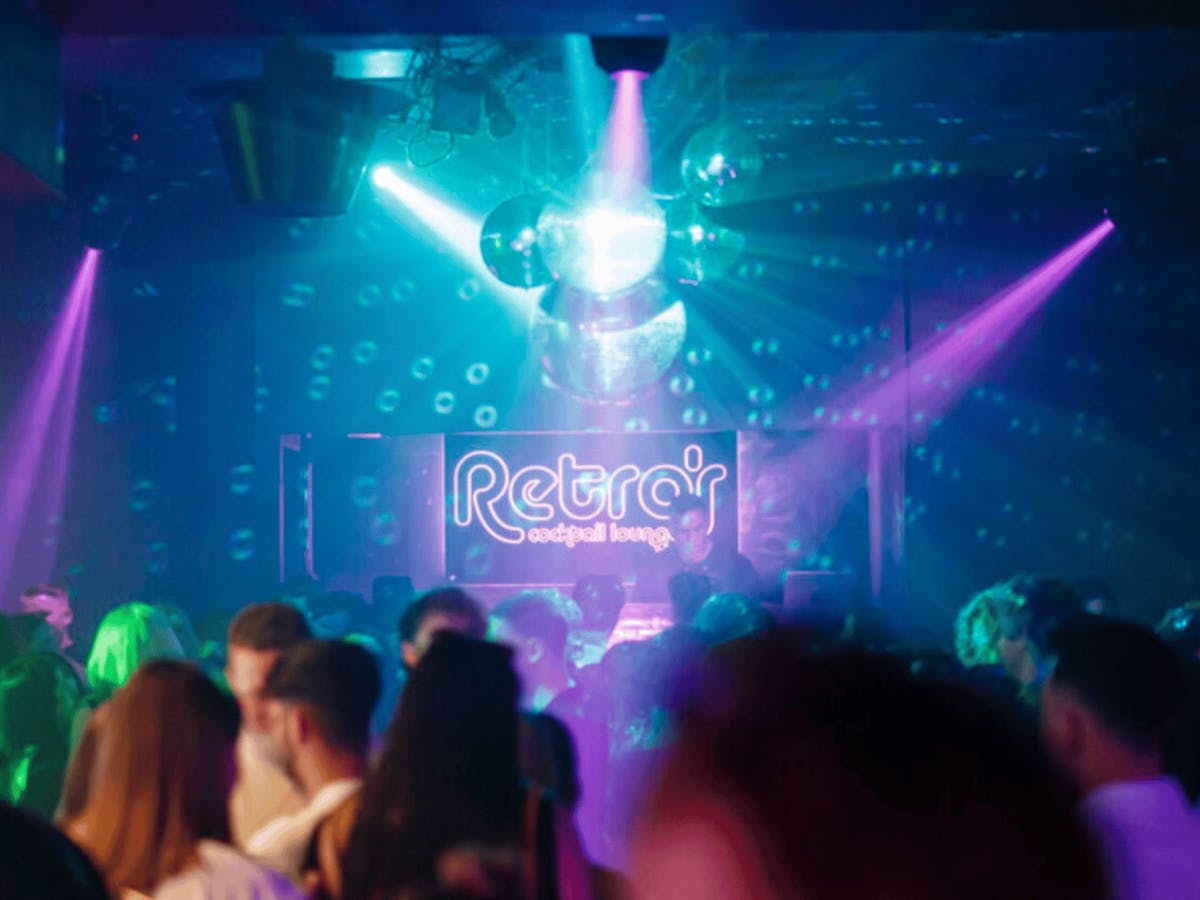 Dance floor at Retro's