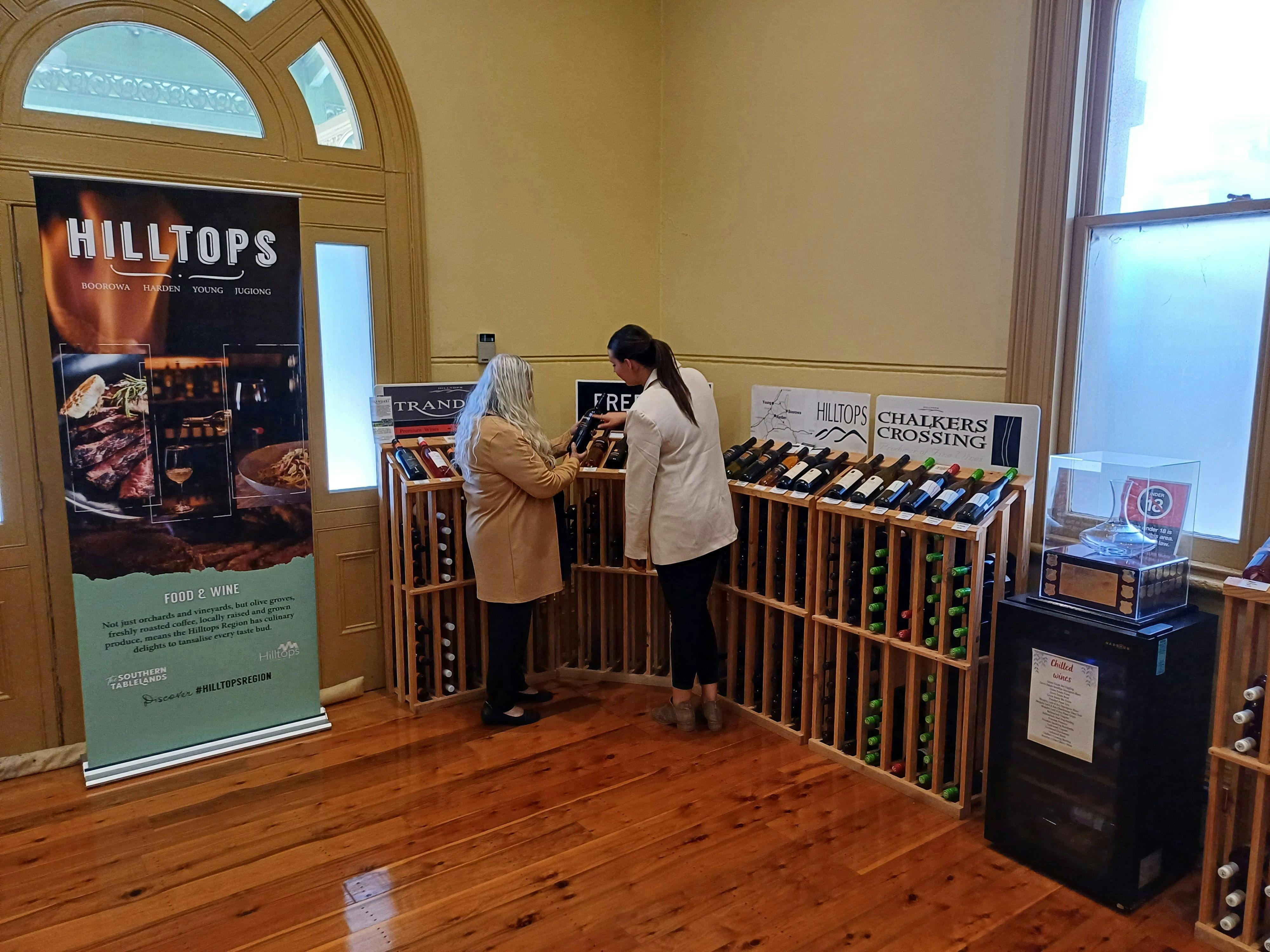 Image of the cellar door at the Visitor Information Centre