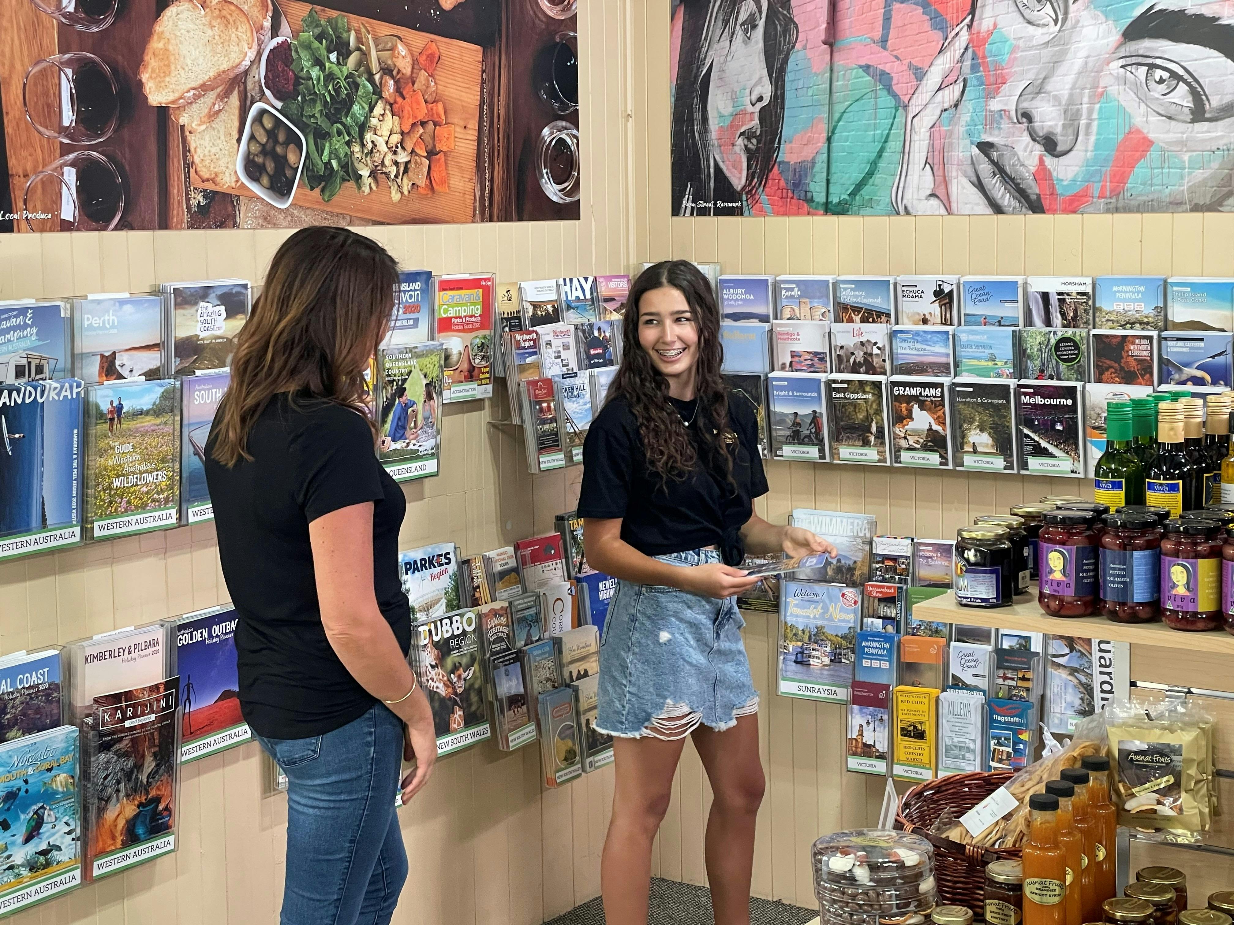 Renmark Visitor Centre offers a huge range of interstate information