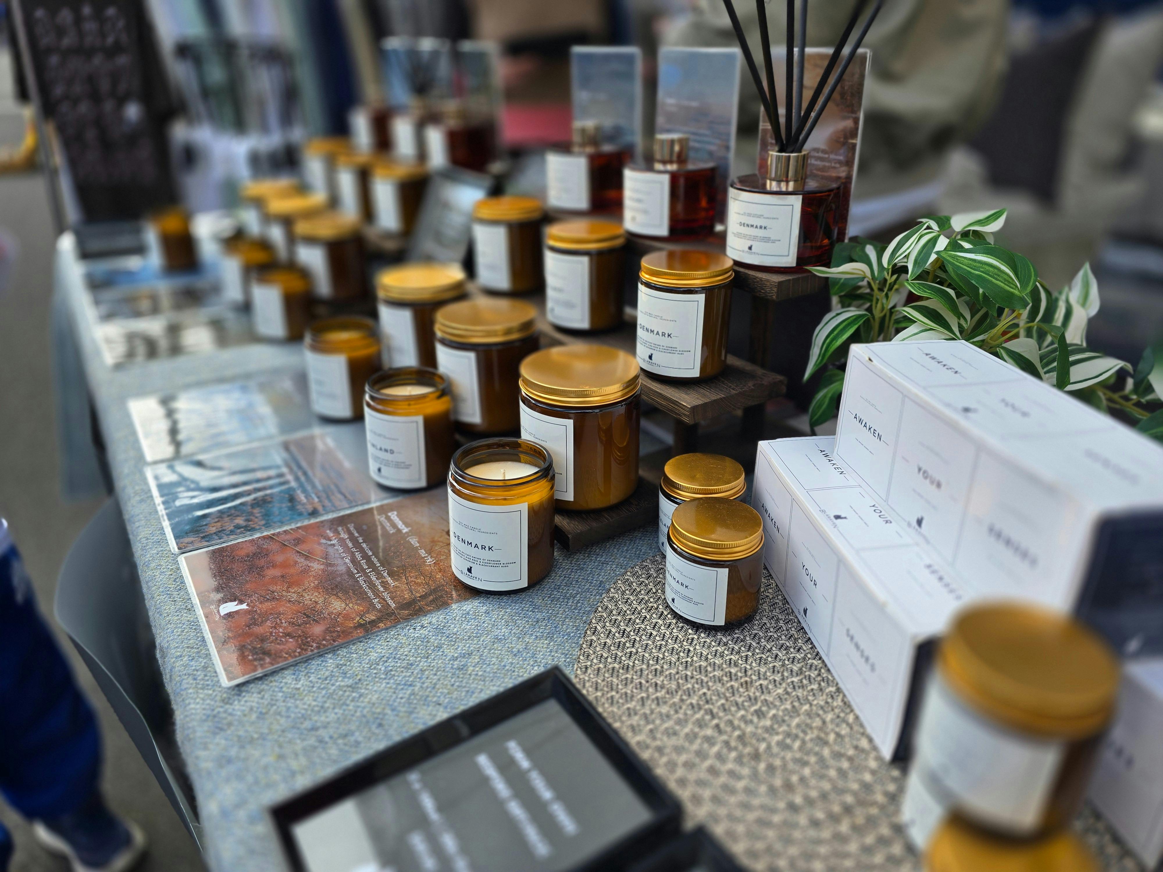Hand-poured candles