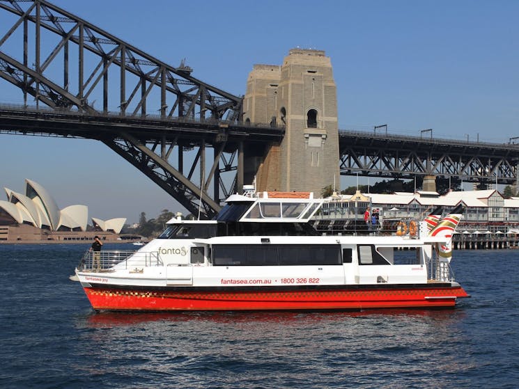 Boat on Sydney Harbour