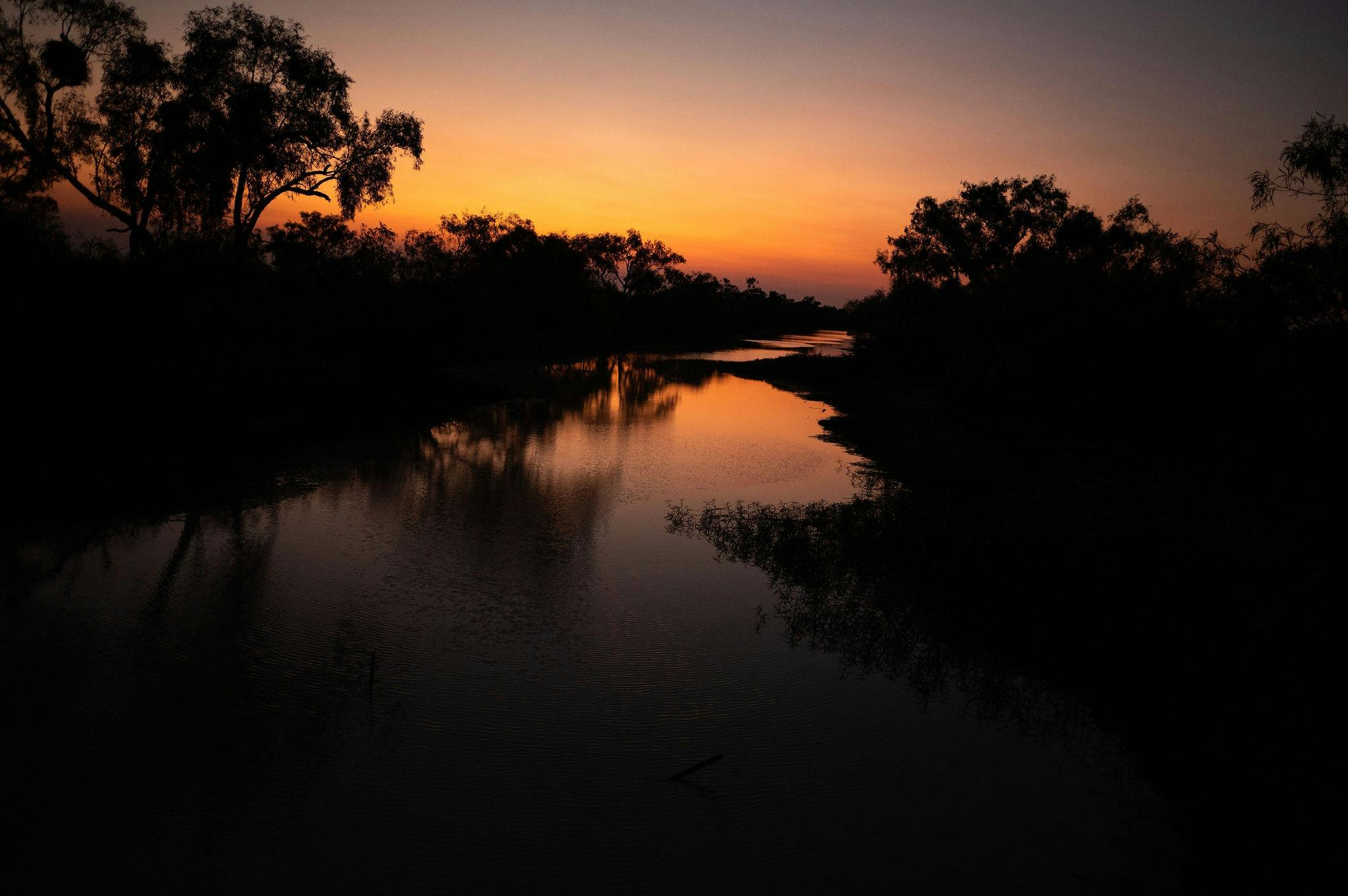 Sunset views from the train