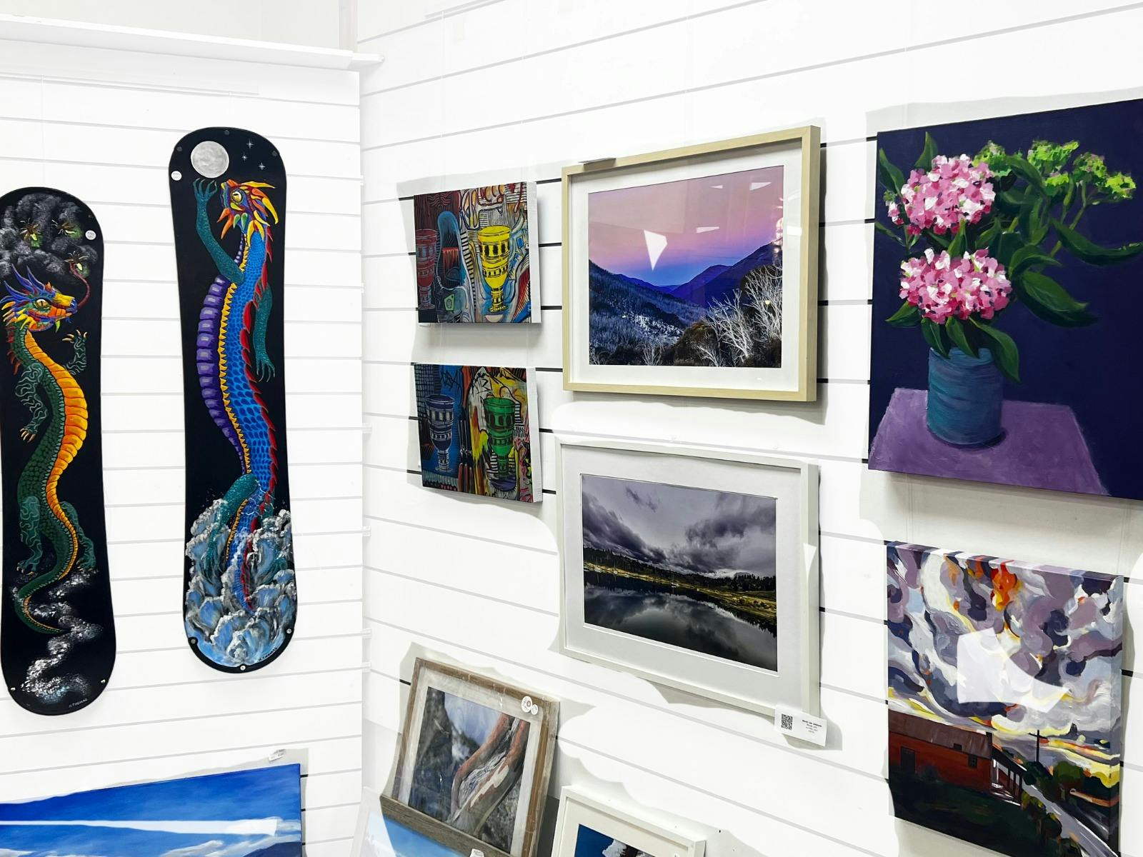 Photography Paintings Artwork Snowy Mountains NSW Jindabyne Nuggets Crossing Shopping Centre