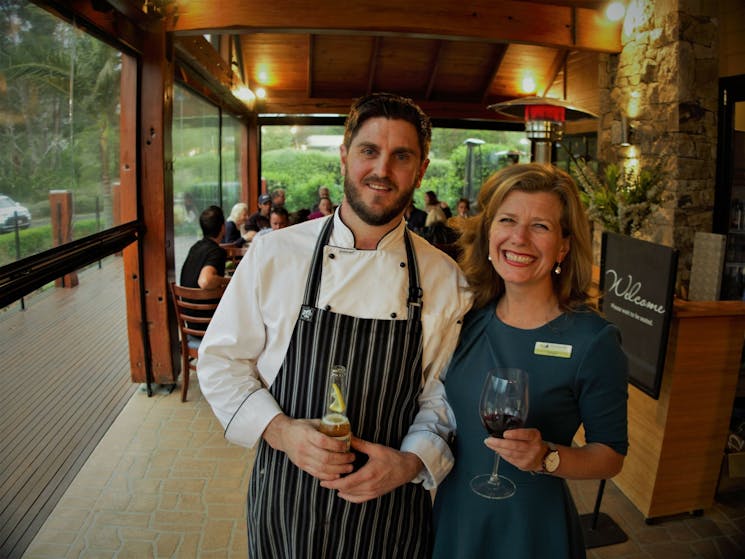Head Chef Wade Woolhouse and Owner Jacqui Smith