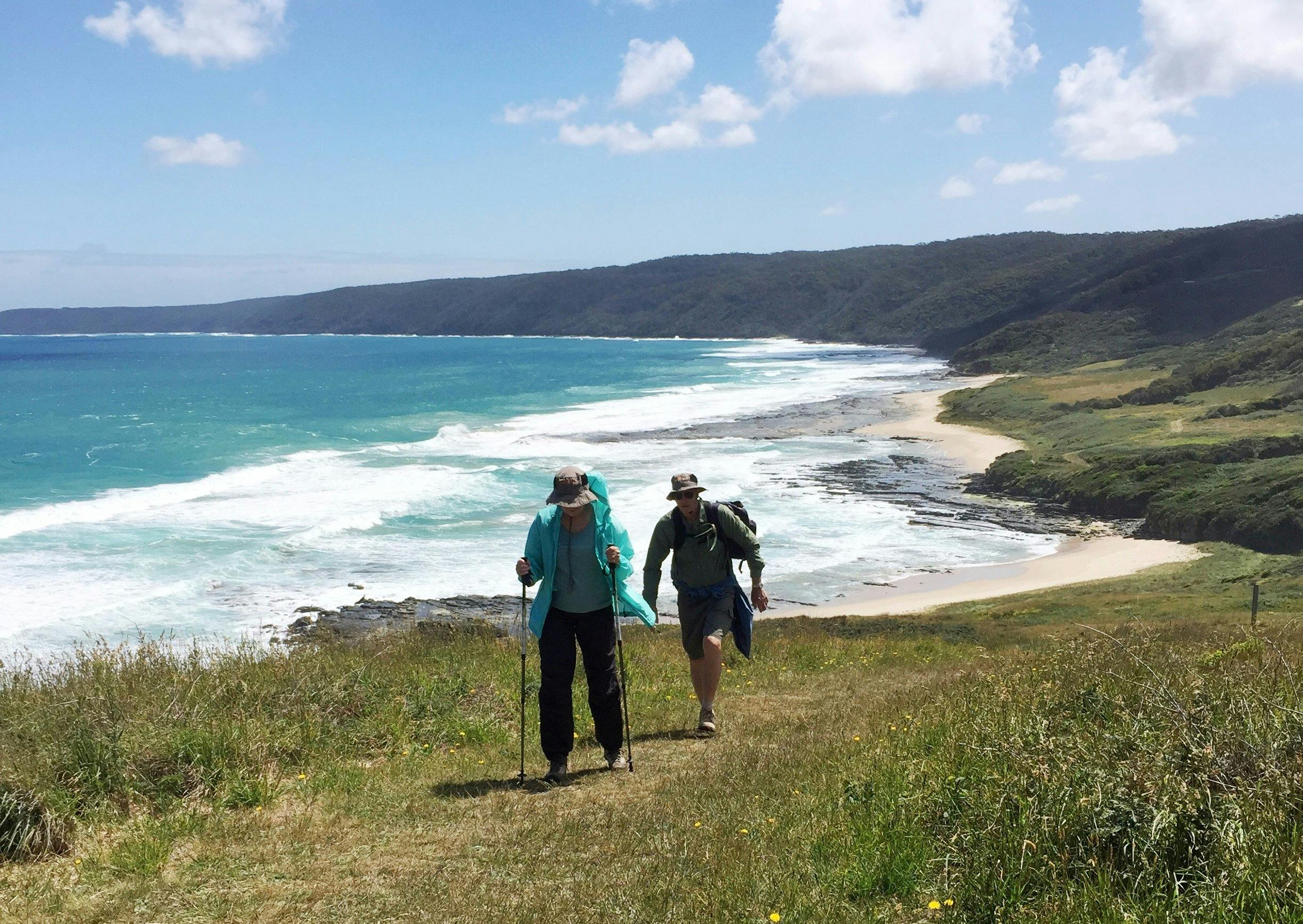 A little bit up on the Great Ocean Walk