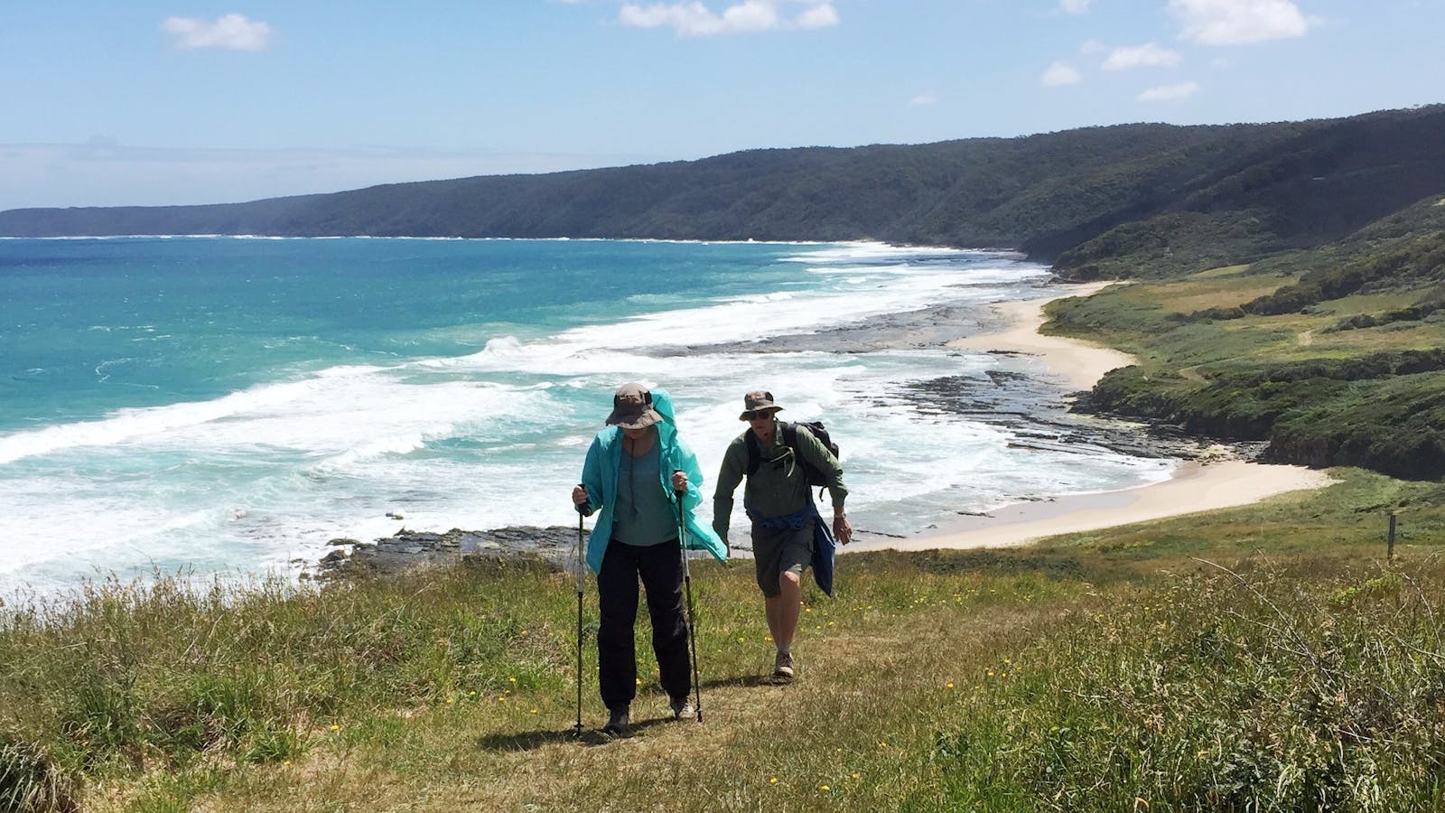 A little bit up on the Great Ocean Walk