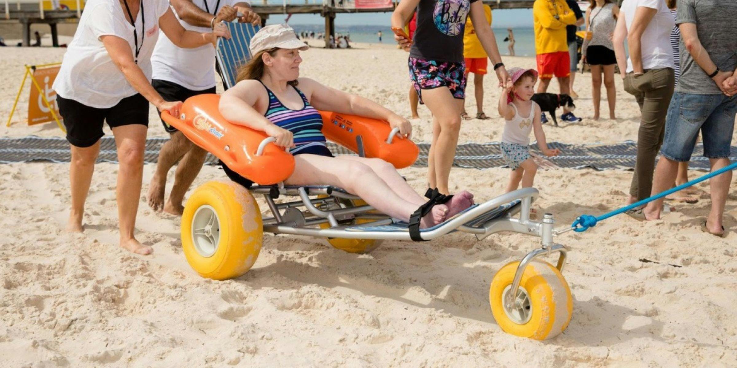 Beach wheelchairs