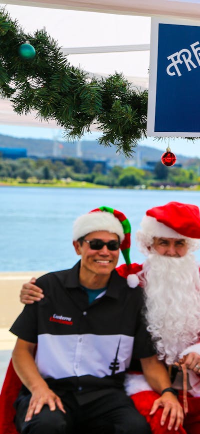Photos with Santa at The Little Burley Market