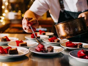 Chef Plating up