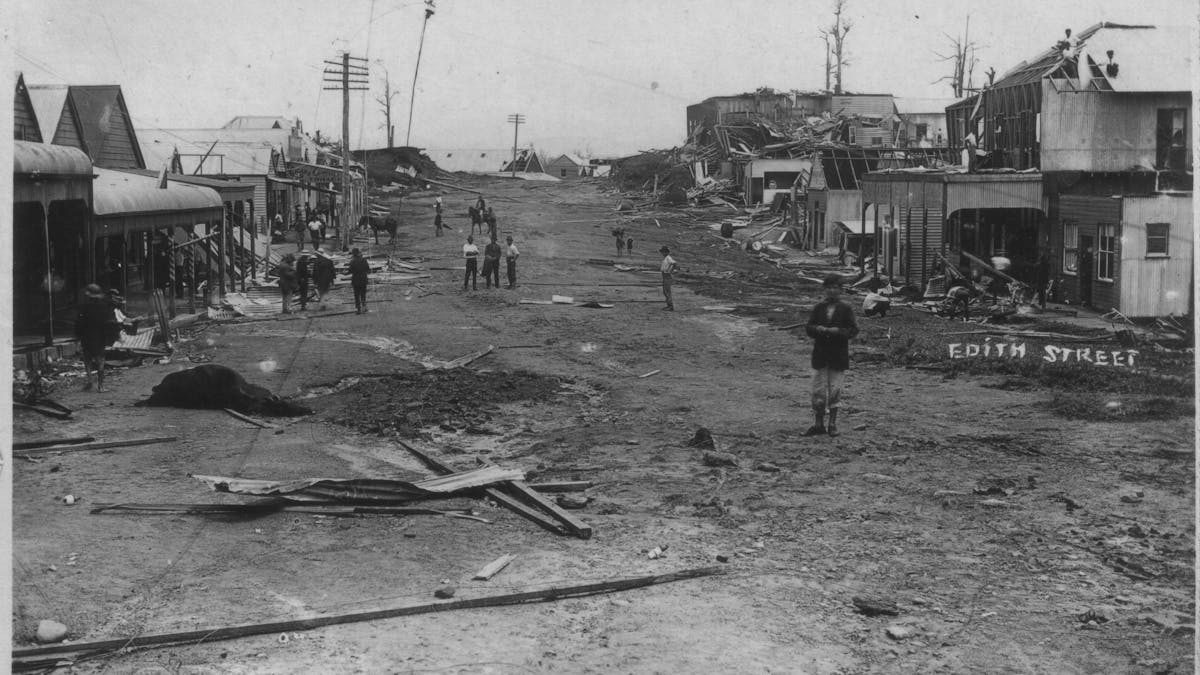 1918 Cyclone Townsville Museum Photo