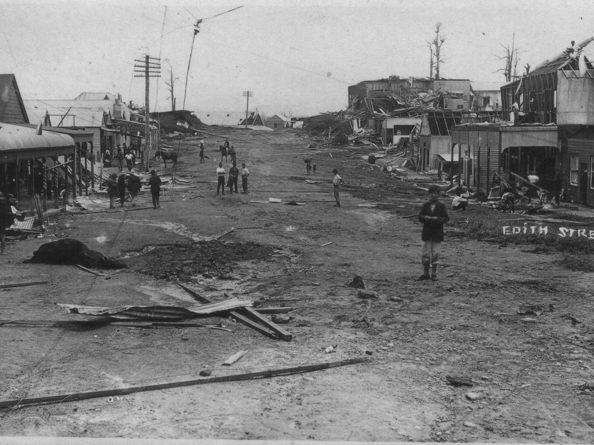 1918 Cyclone Townsville Museum Photo 1918 Cyclone Townsville Museum Photo