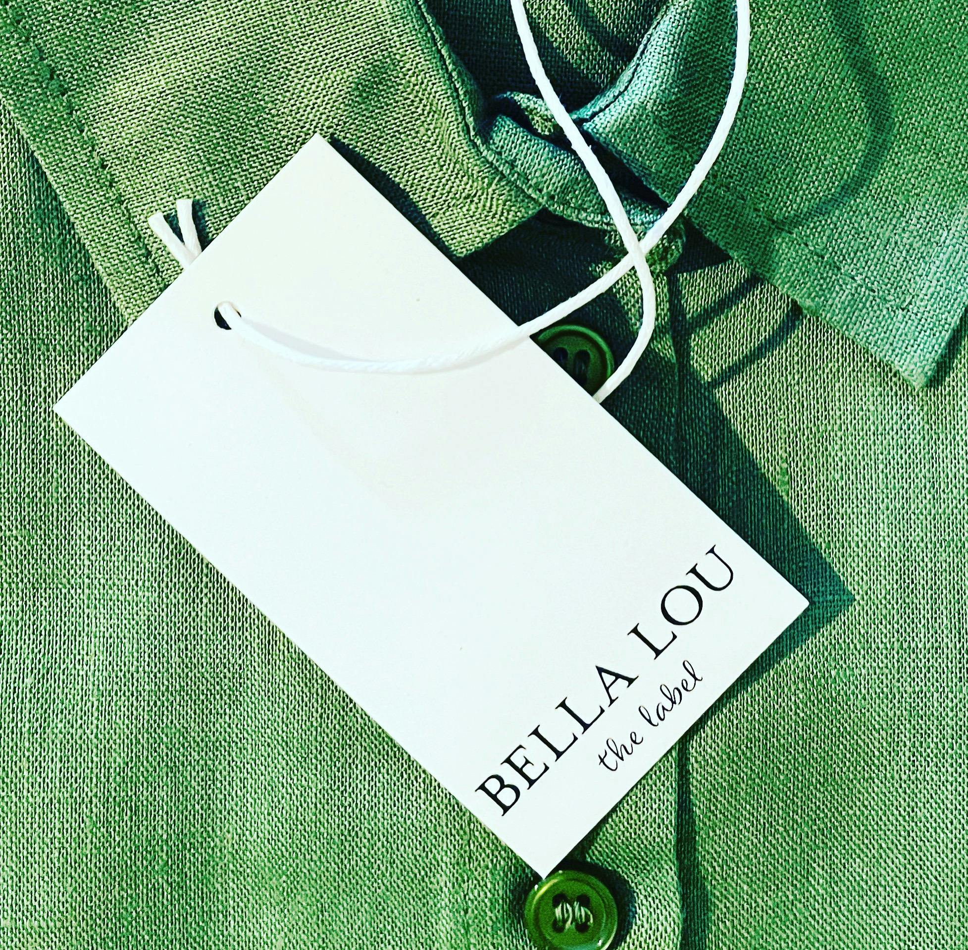 Bella Lou the label Green linin shirt