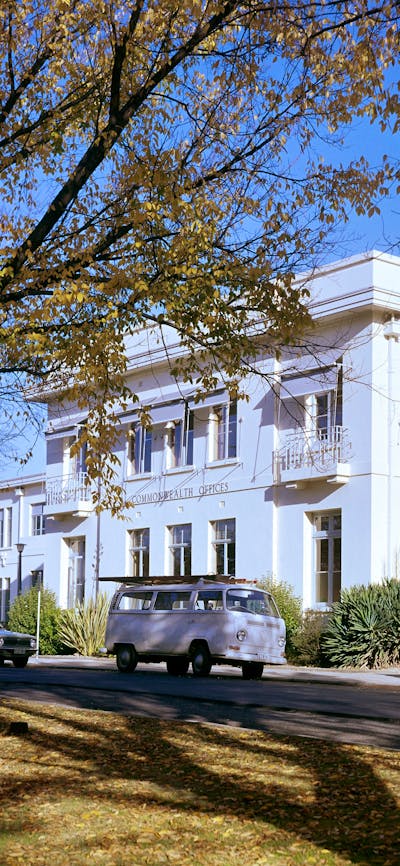 East Block entrance