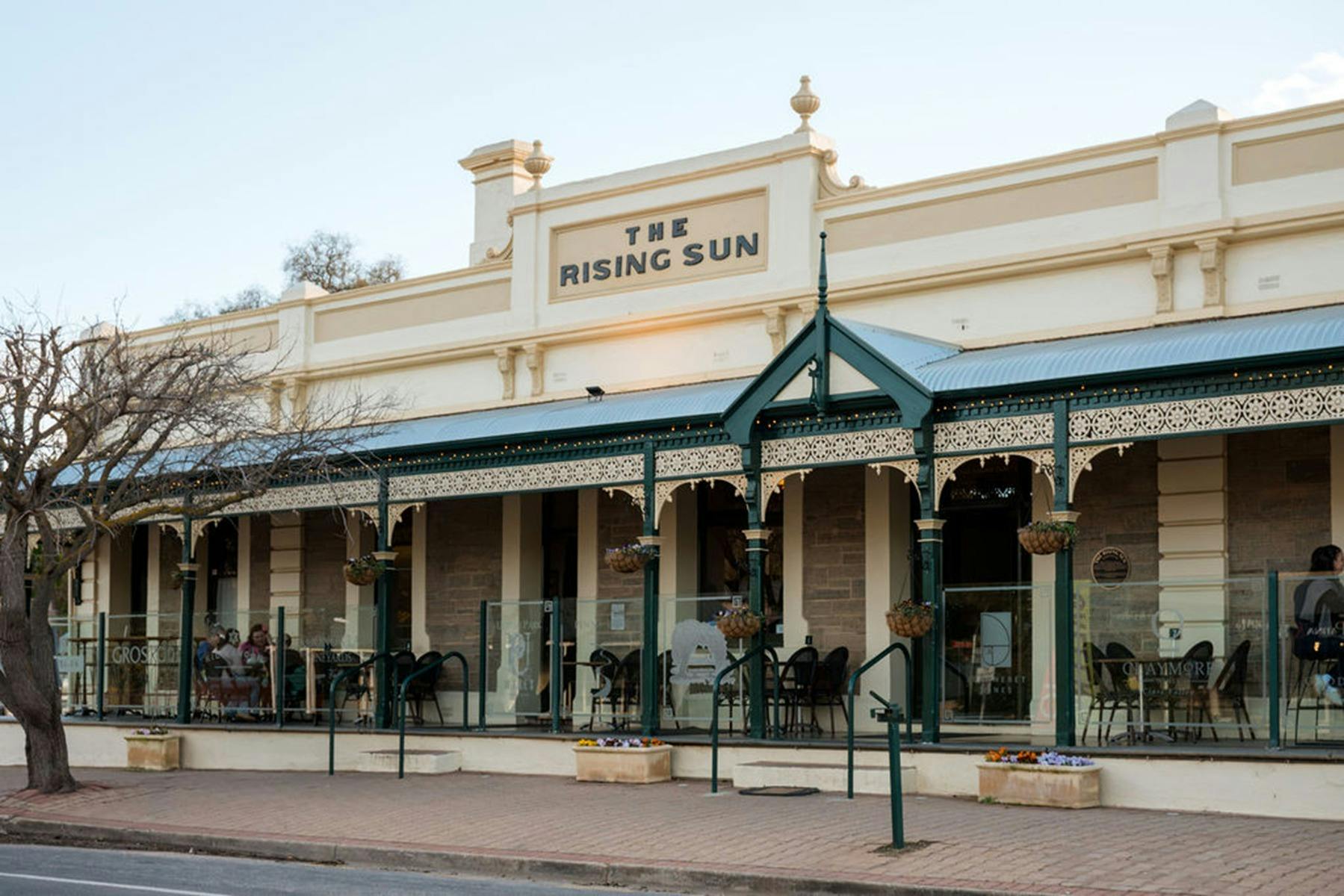 The Rising Sun front verandah
