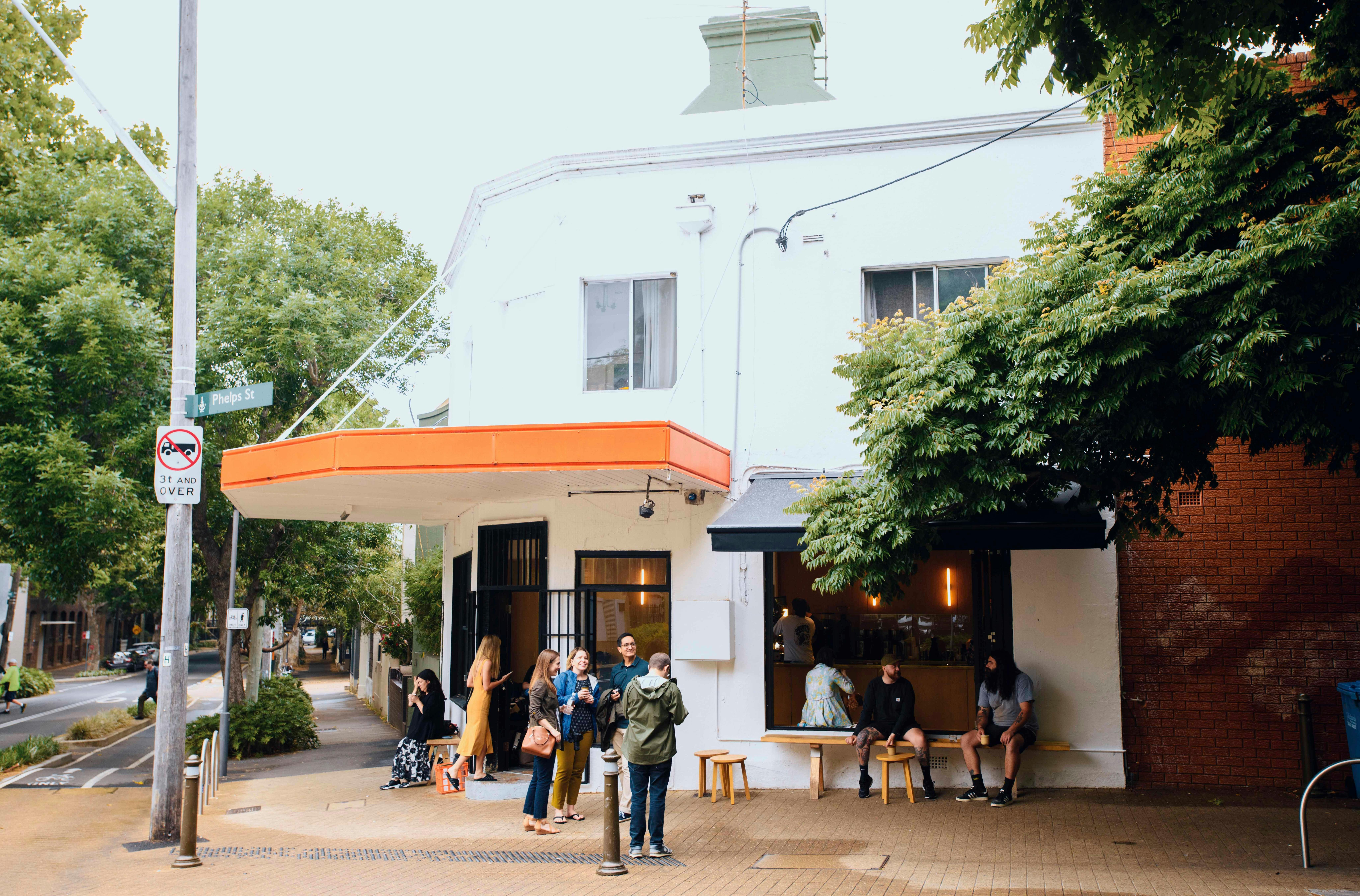 People enjoying a morning coffee from Artificer Coffee