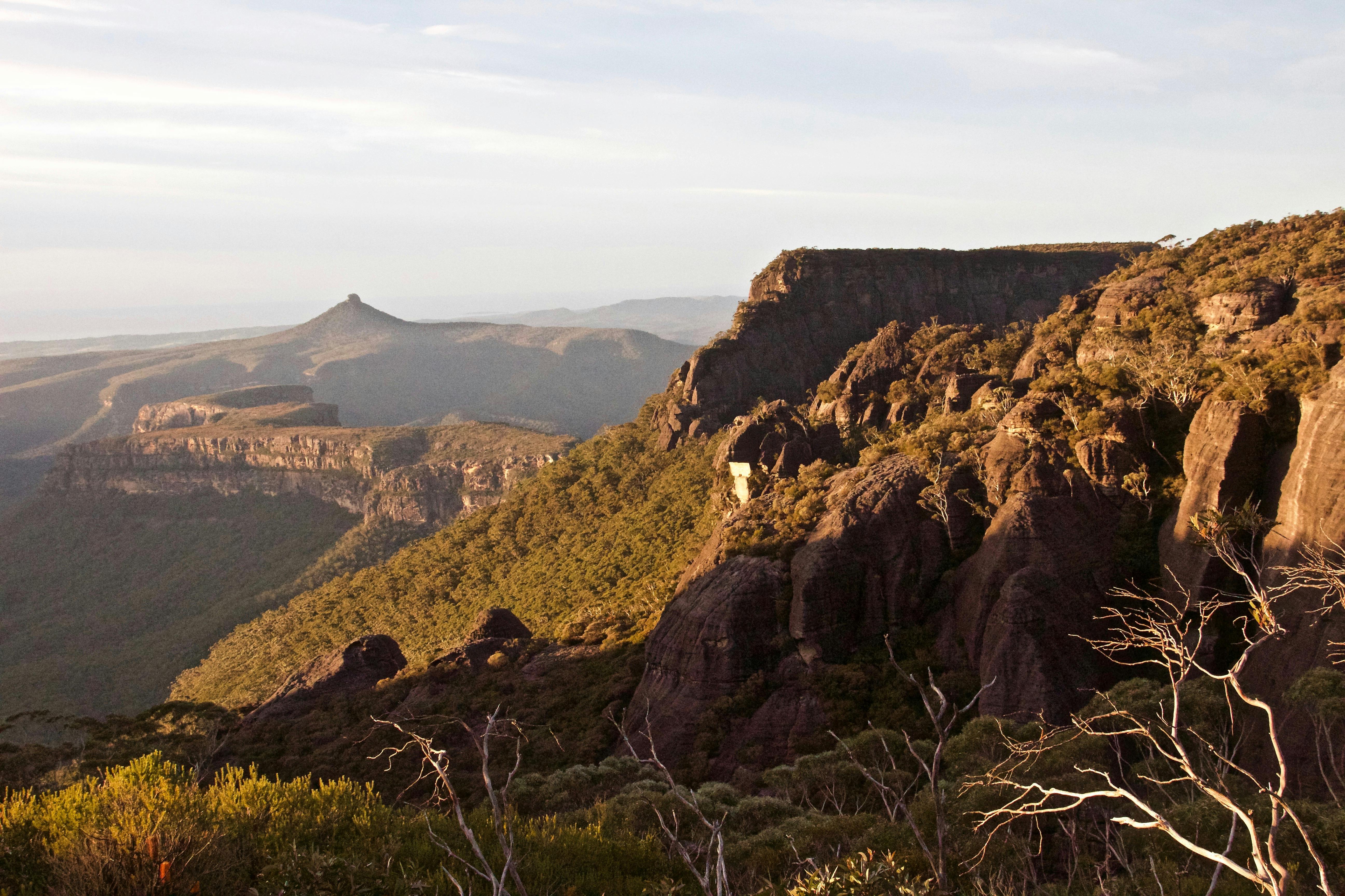 Morning light on The Shrouded Gods